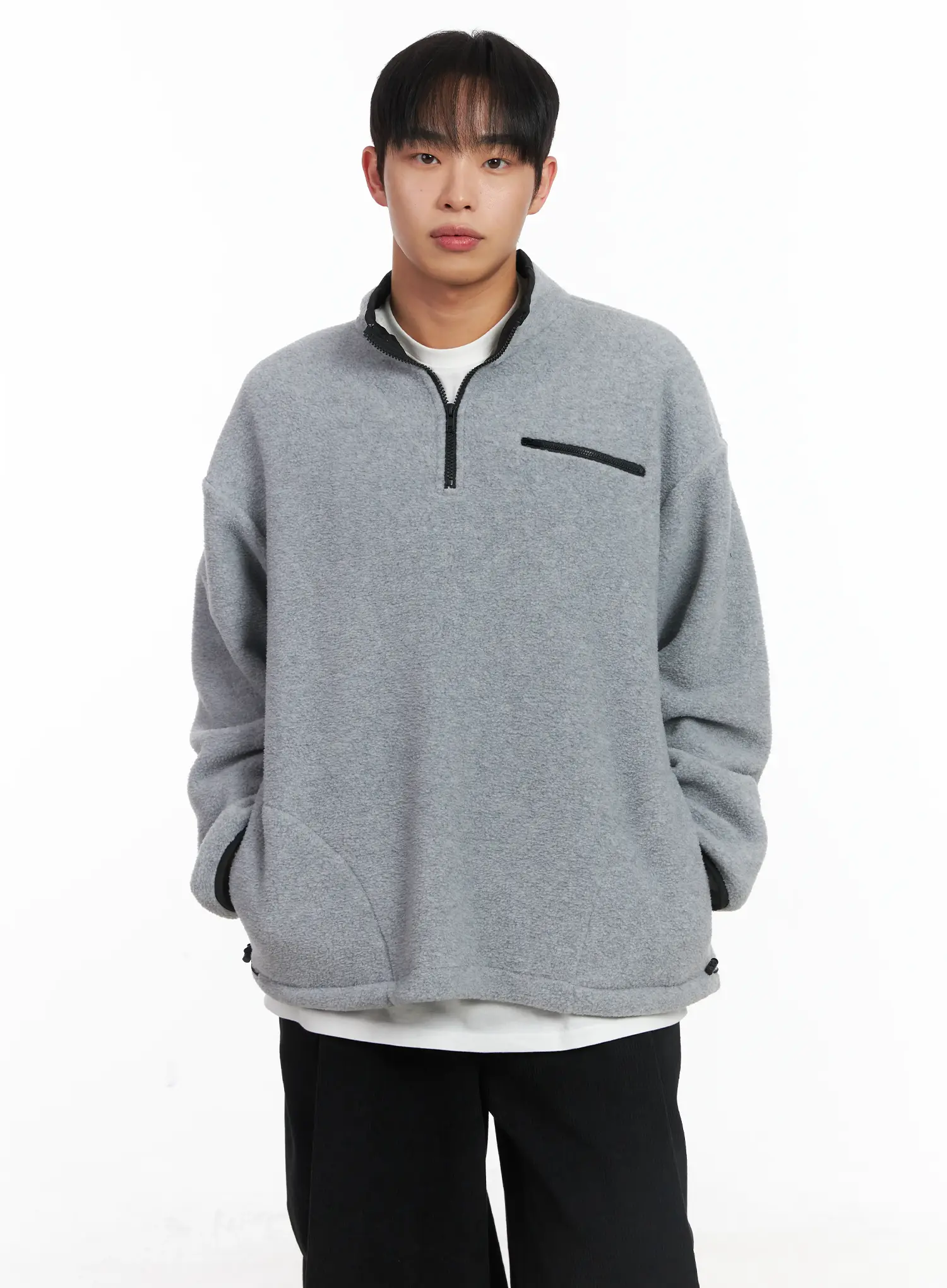 Warm Fleece Quarterzip ID515 - Image 6