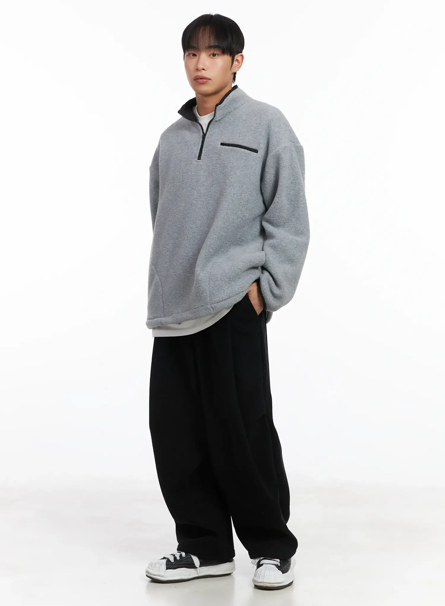Warm Fleece Quarterzip ID515 - Image 7