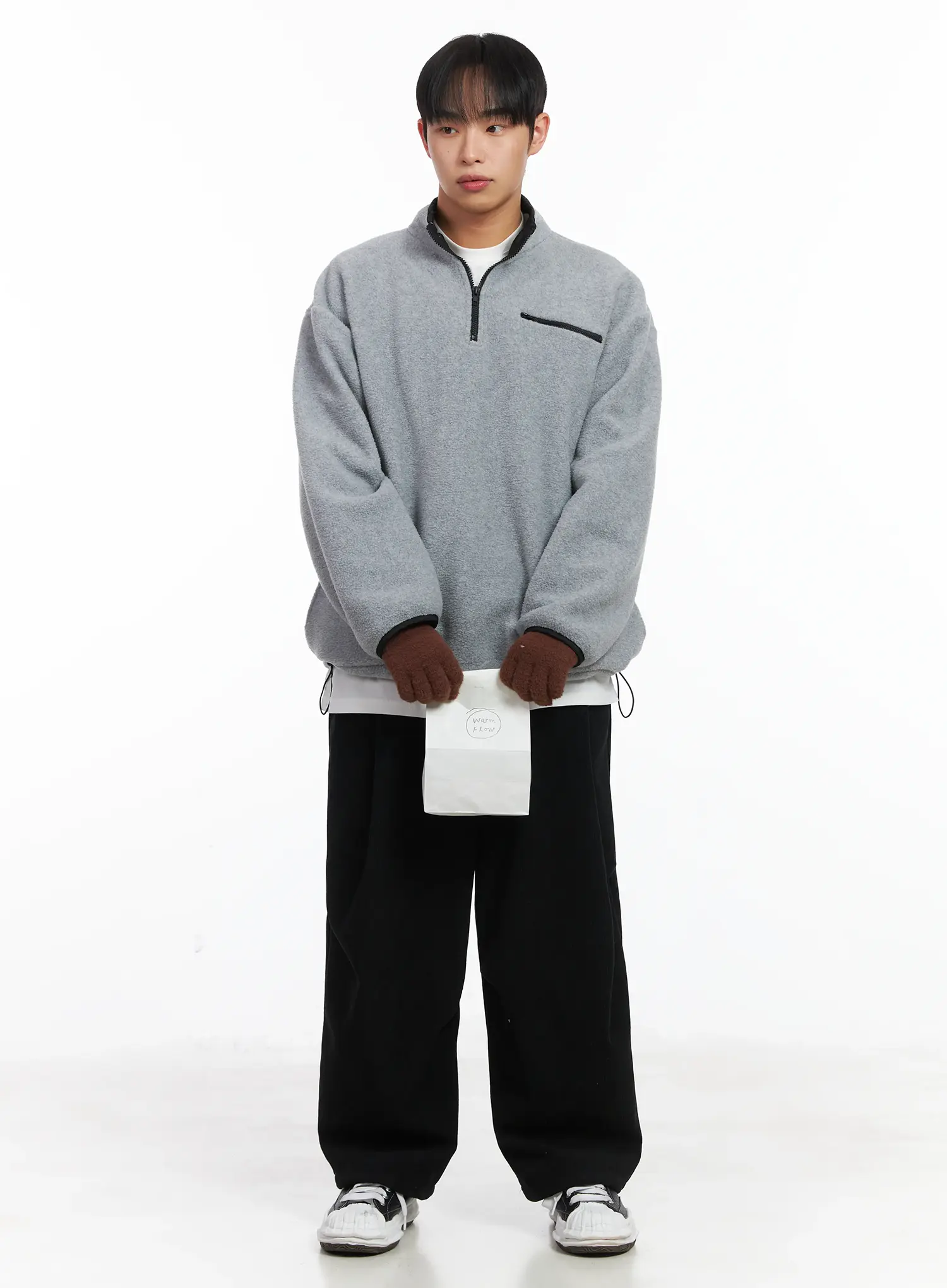 Warm Fleece Quarterzip ID515 - Image 9