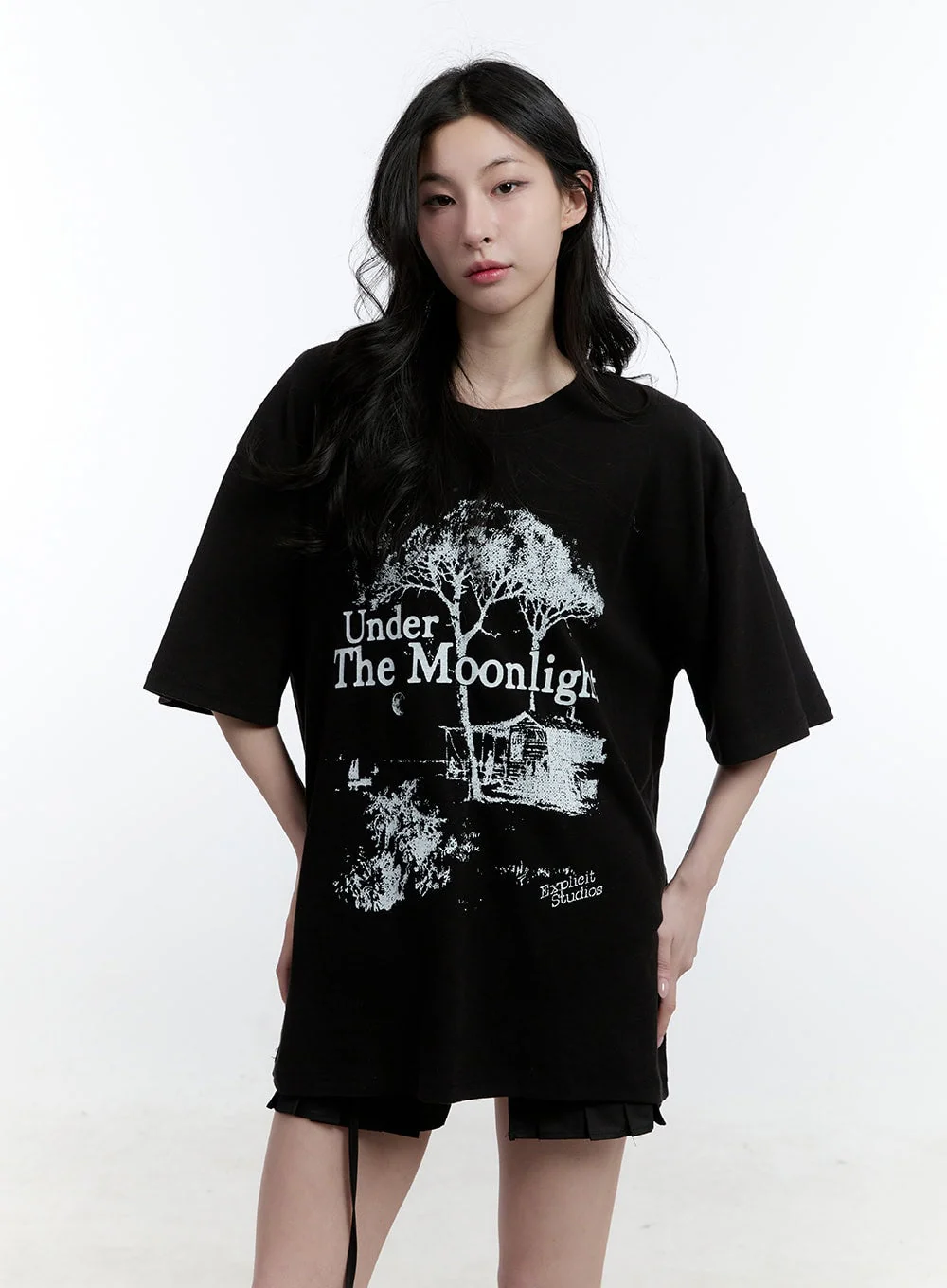 Warm Graphic Oversized T-Shirt CJ520 - Image 9