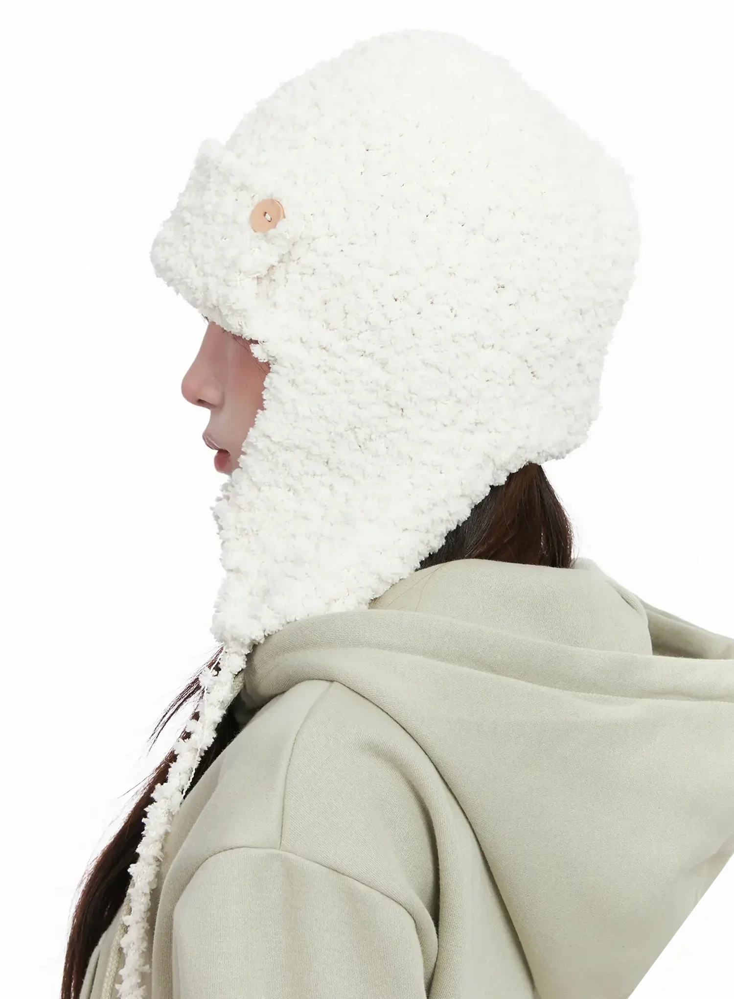 Warm Sherpa Aviator Hat IN514 - Image 12