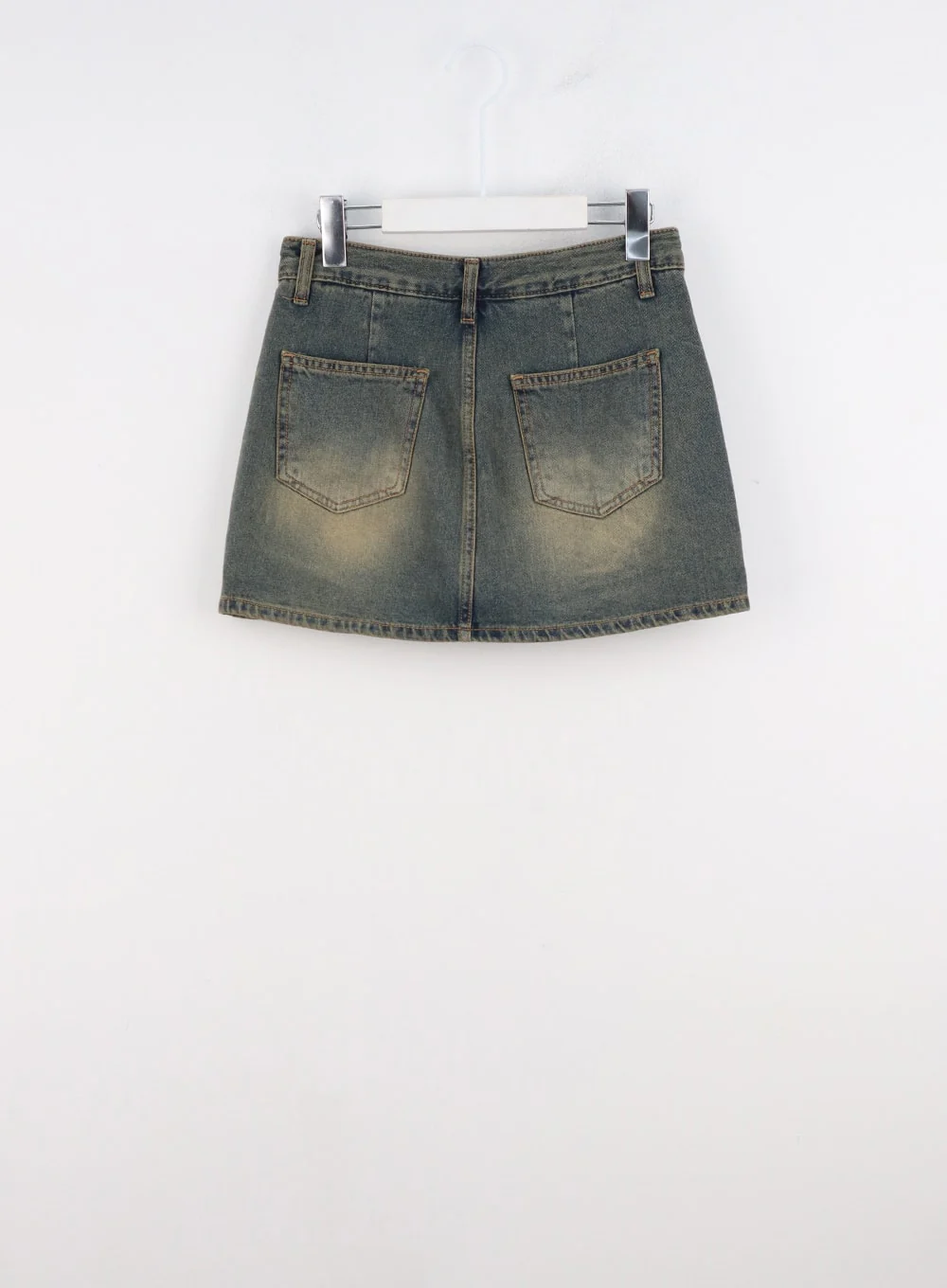 Wash Pocket Denim Mini Skirt CO311 - Image 13