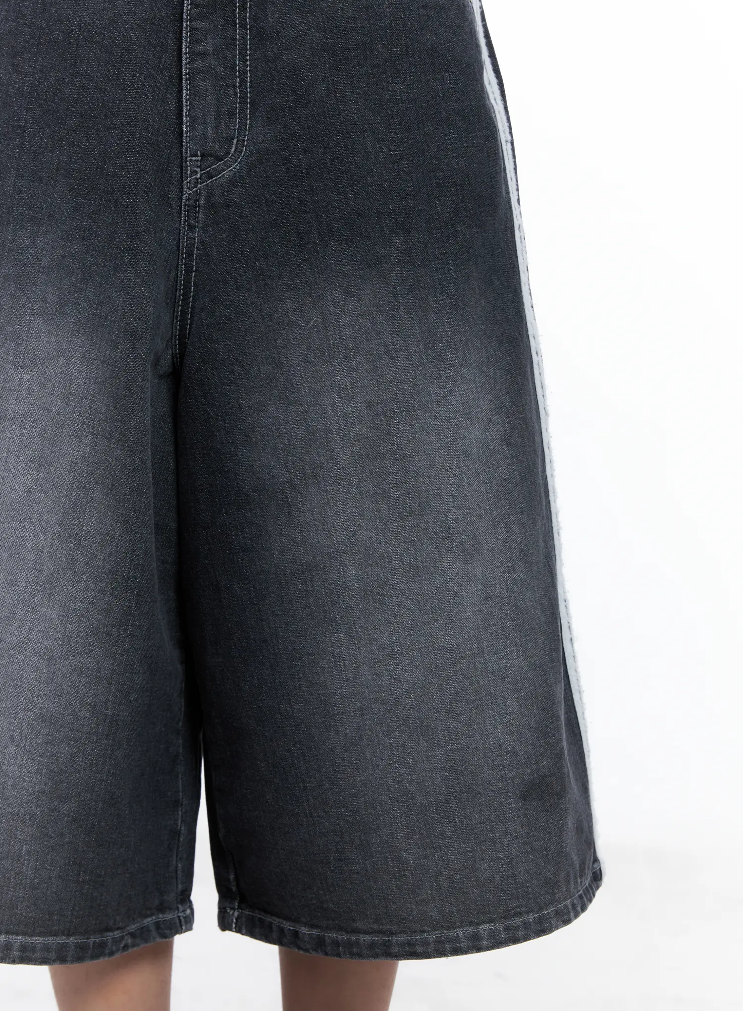 Washed Casual Jorts CL510 - Image 5