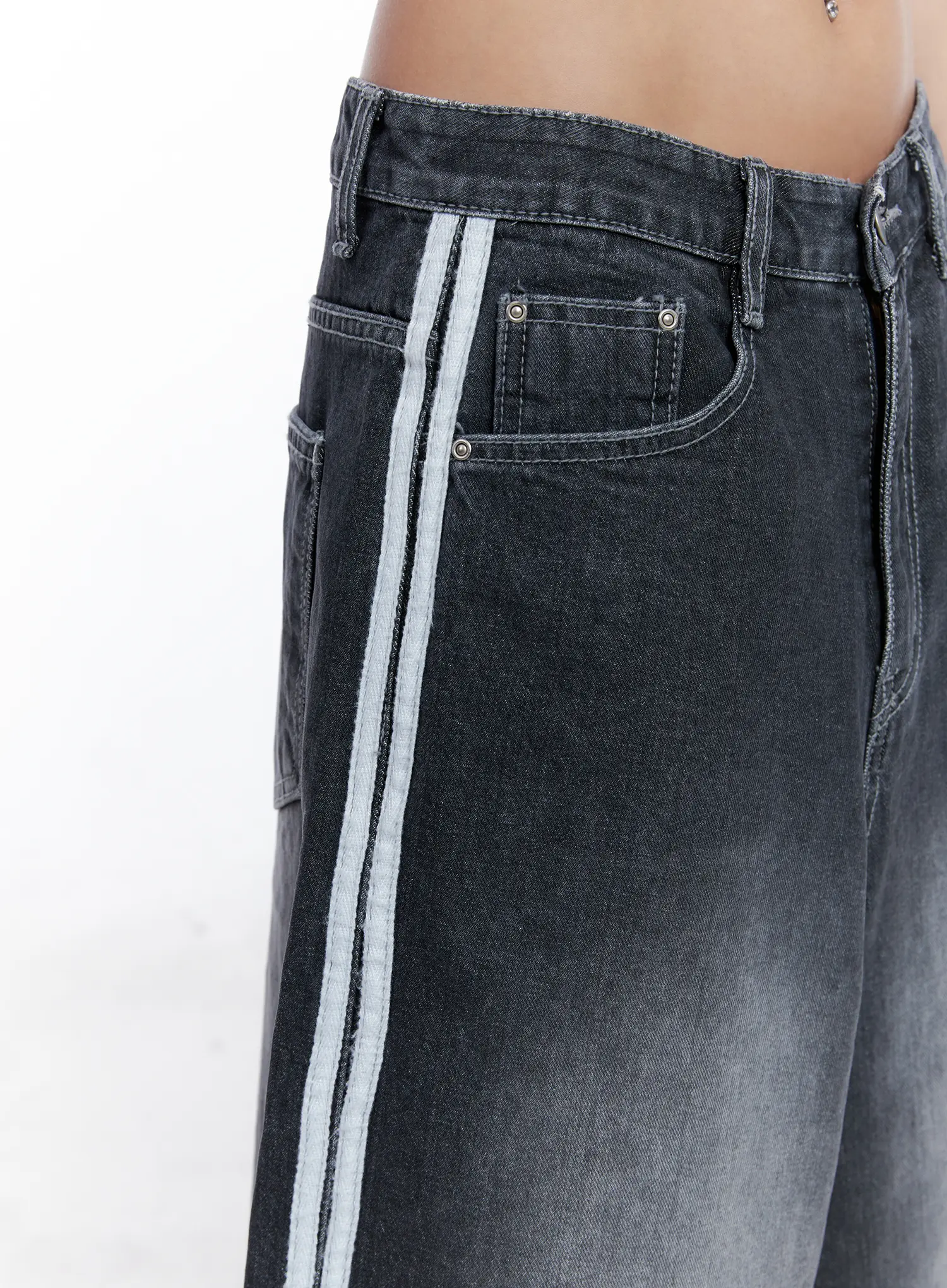Washed Casual Jorts CL510 - Image 6