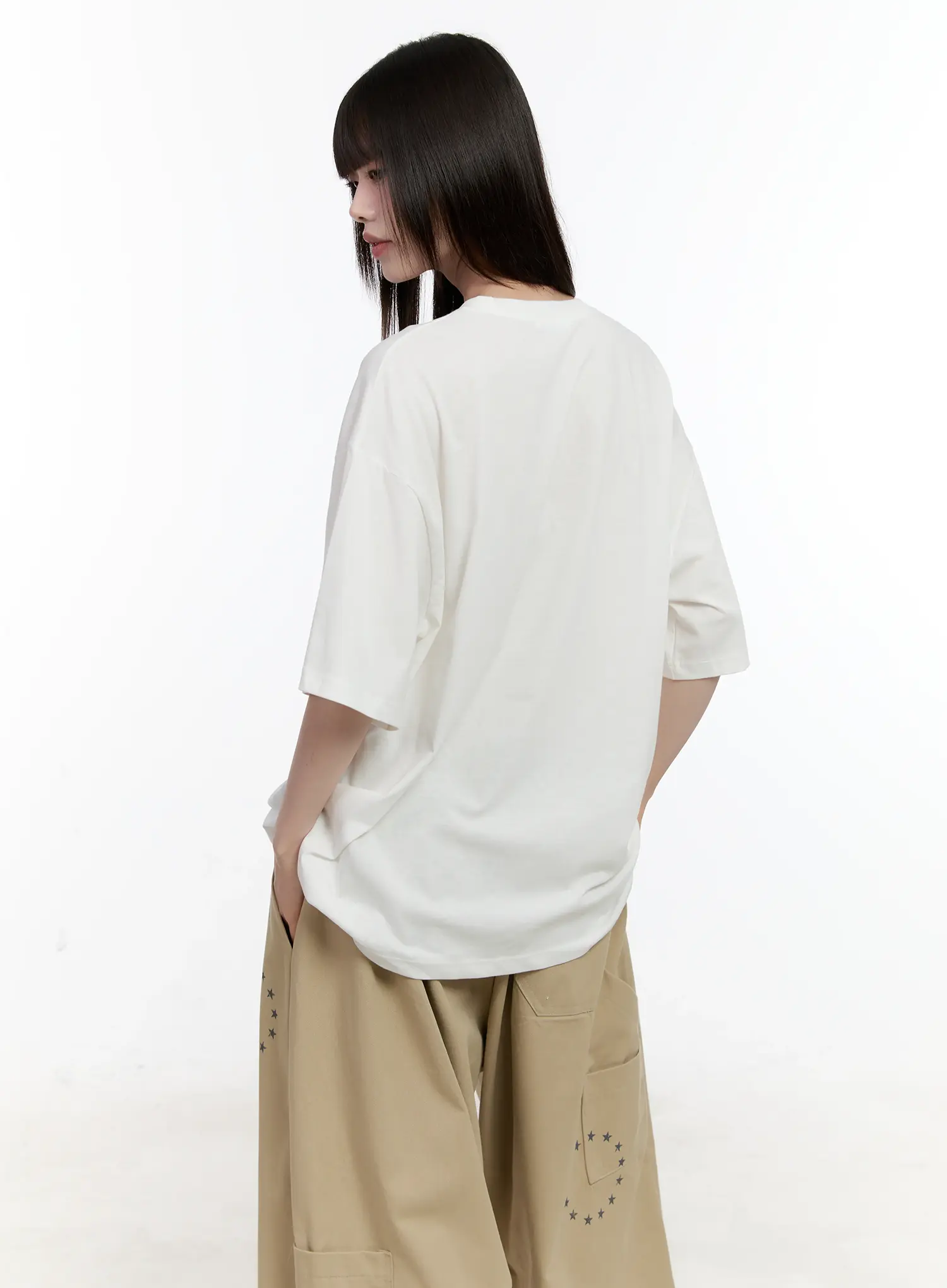 Washed Graphic Oversized Tee CL504 - Image 7