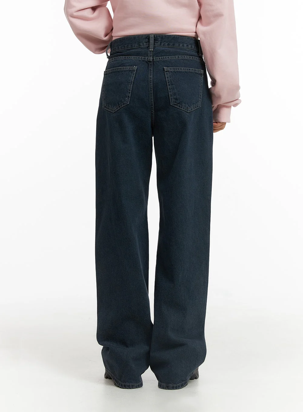Washed Wide Leg Jeans CJ429 - Image 7