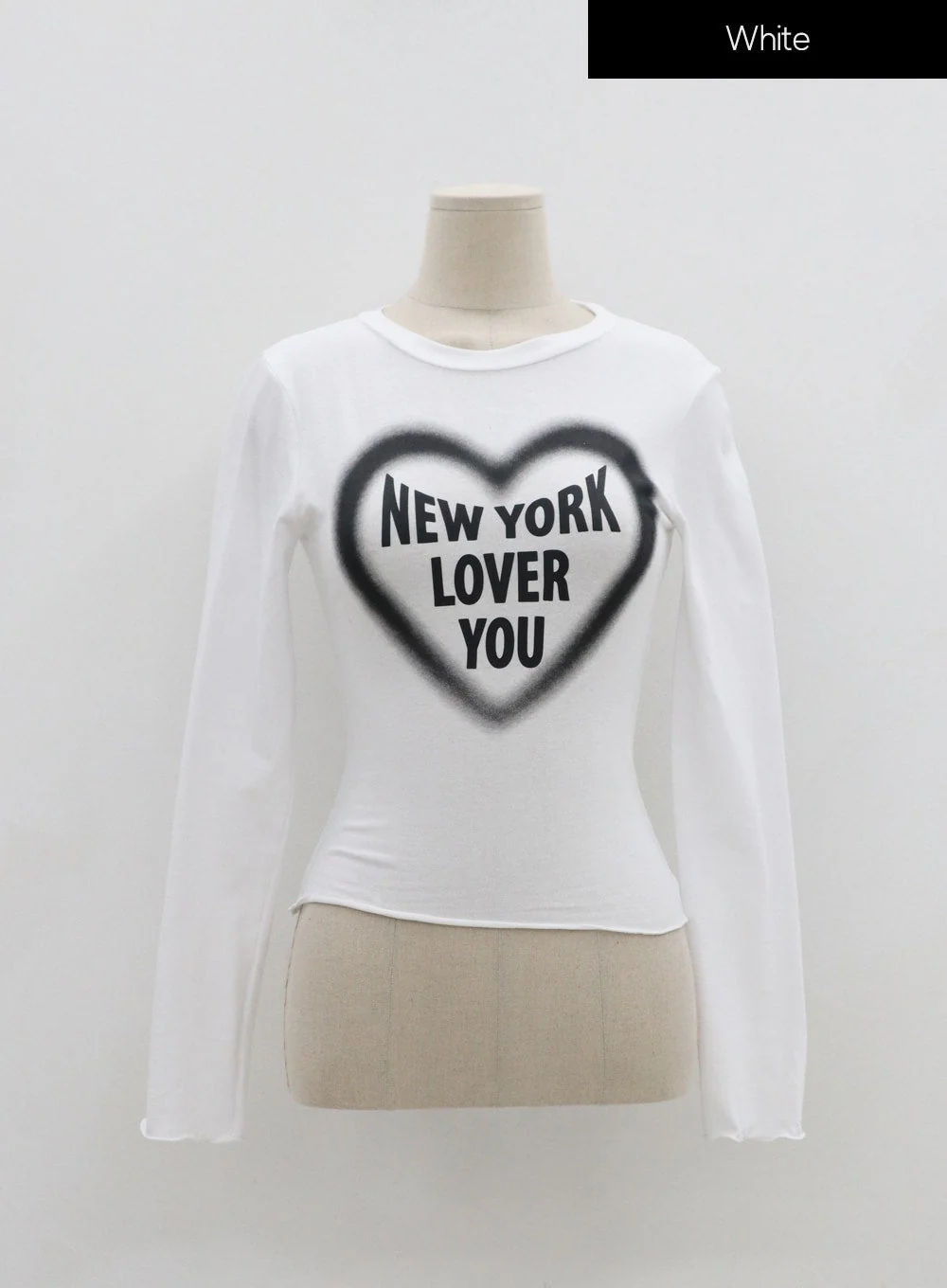 Wave New York Crop Long Sleeve T-Shirt IS06 - Image 14