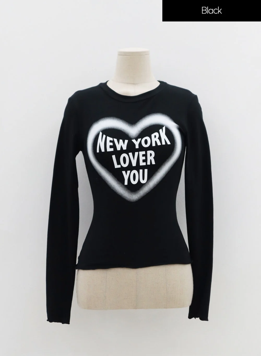 Wave New York Crop Long Sleeve T-Shirt IS06 - Image 15
