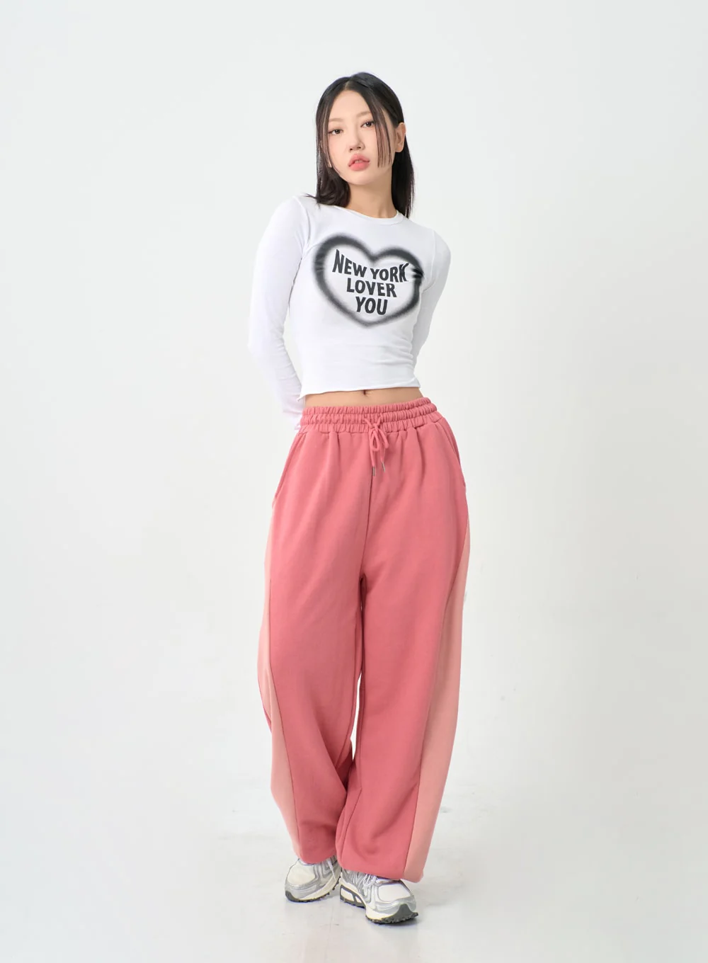 Wave New York Crop Long Sleeve T-Shirt IS06 - Image 7