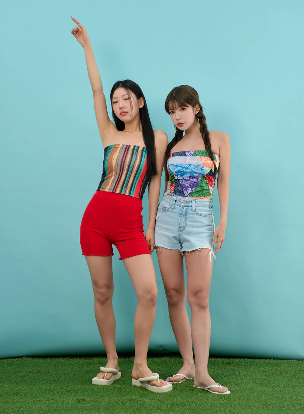 Wavy Biker Shorts BY303 - Image 6
