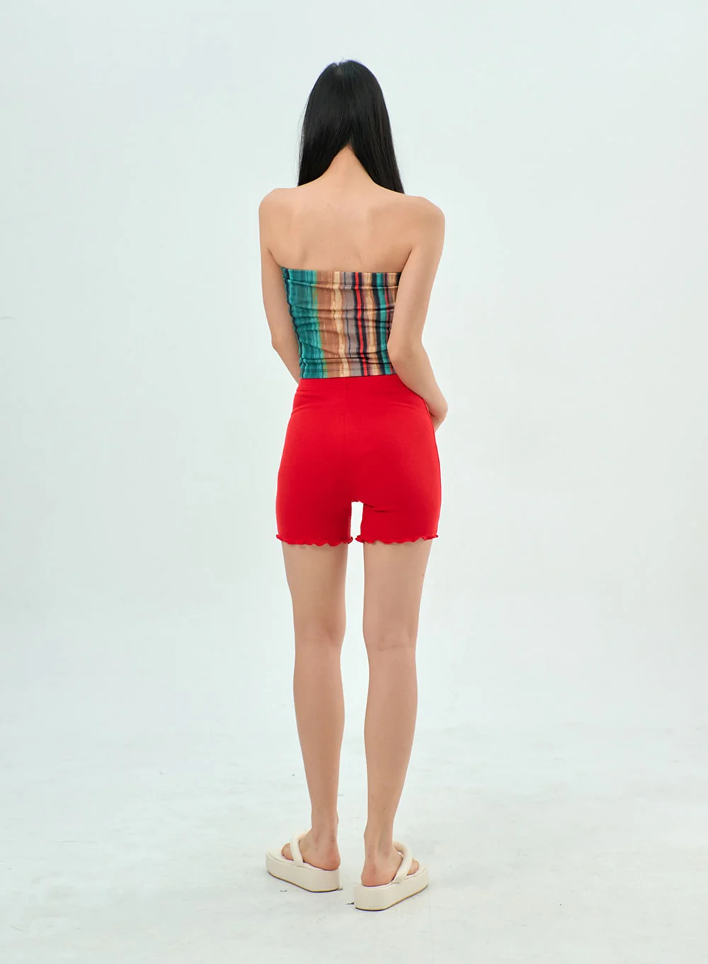 Wavy Biker Shorts BY303 - Image 9