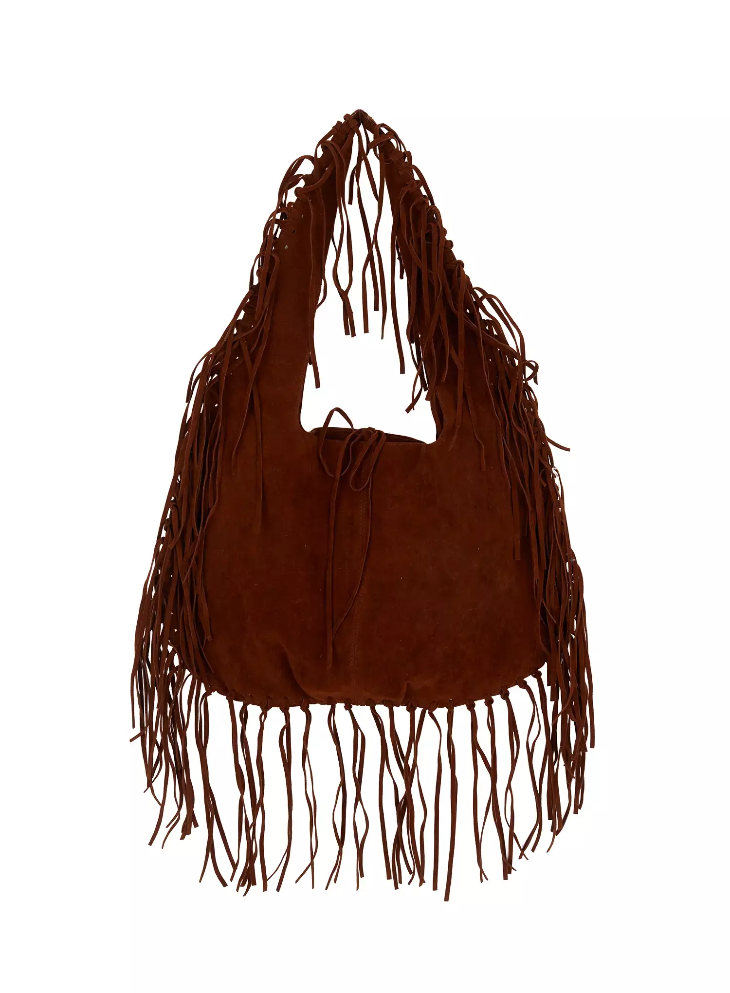 Western Style Suede Tassel Bag IM530 - Image 6