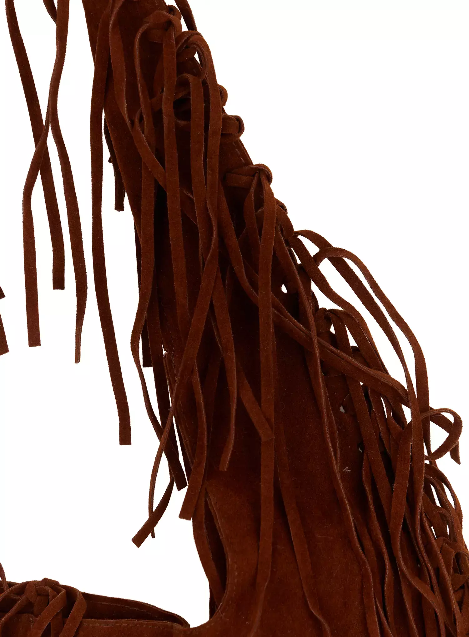 Western Style Suede Tassel Bag IM530 - Image 7