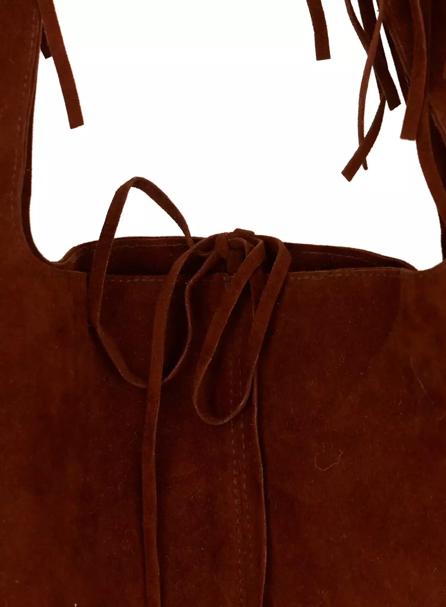 Western Style Suede Tassel Bag IM530 - Image 8