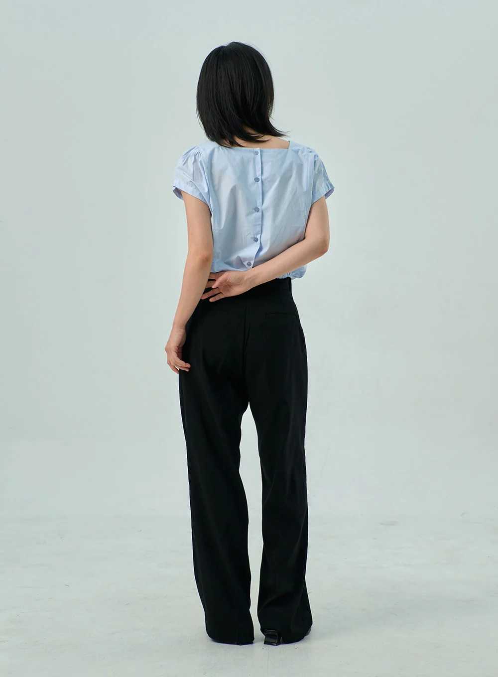 Wide Basic Tailored Pants OY310 - Image 11