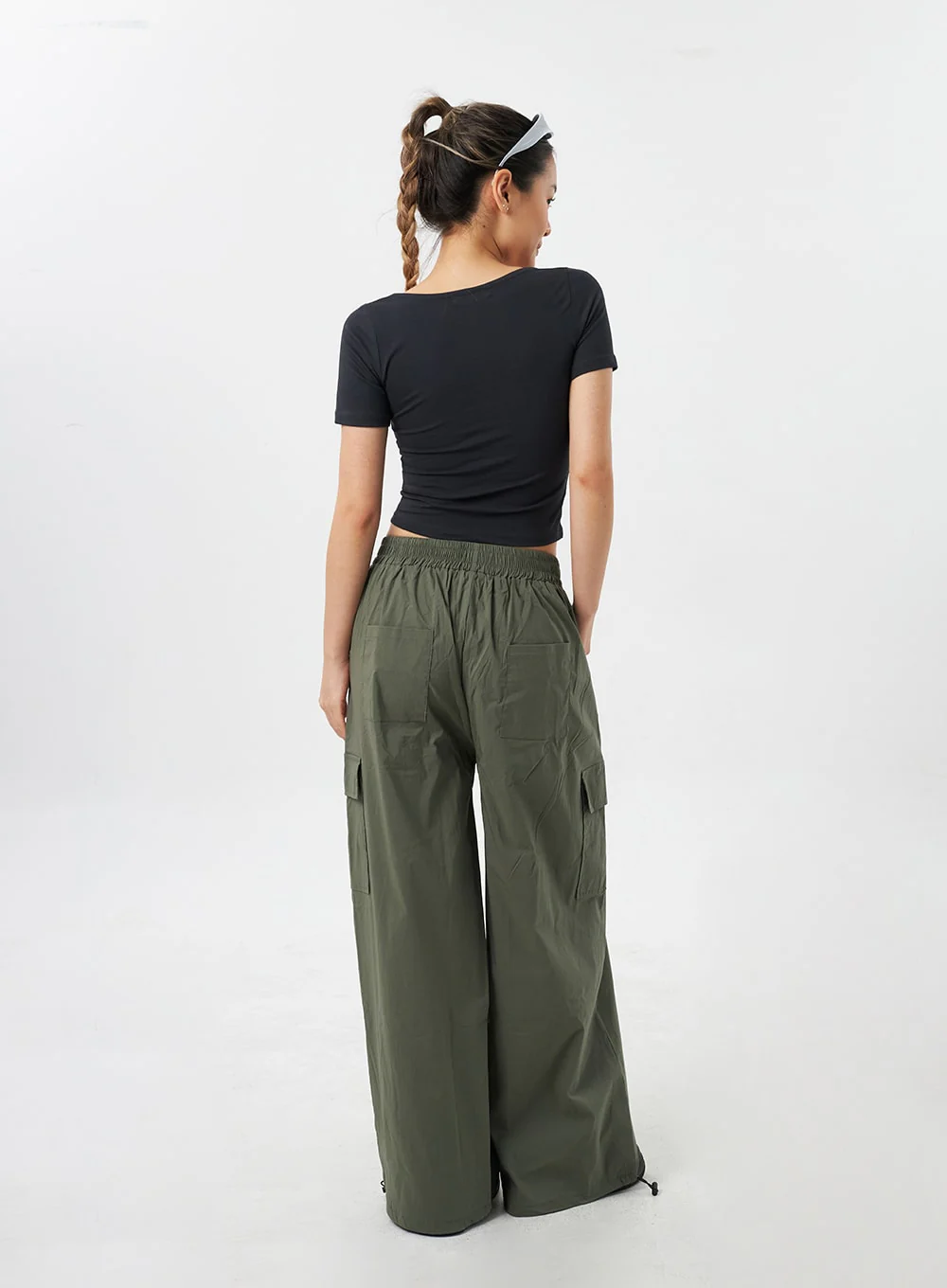 Wide Cargo Track Pants CY308 - Image 14
