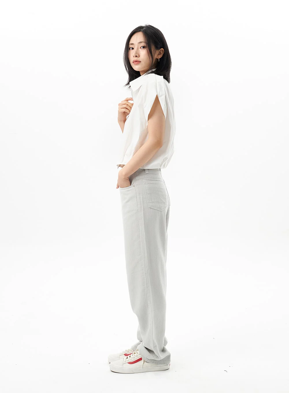 Wide Color Pants OU314 - Image 6