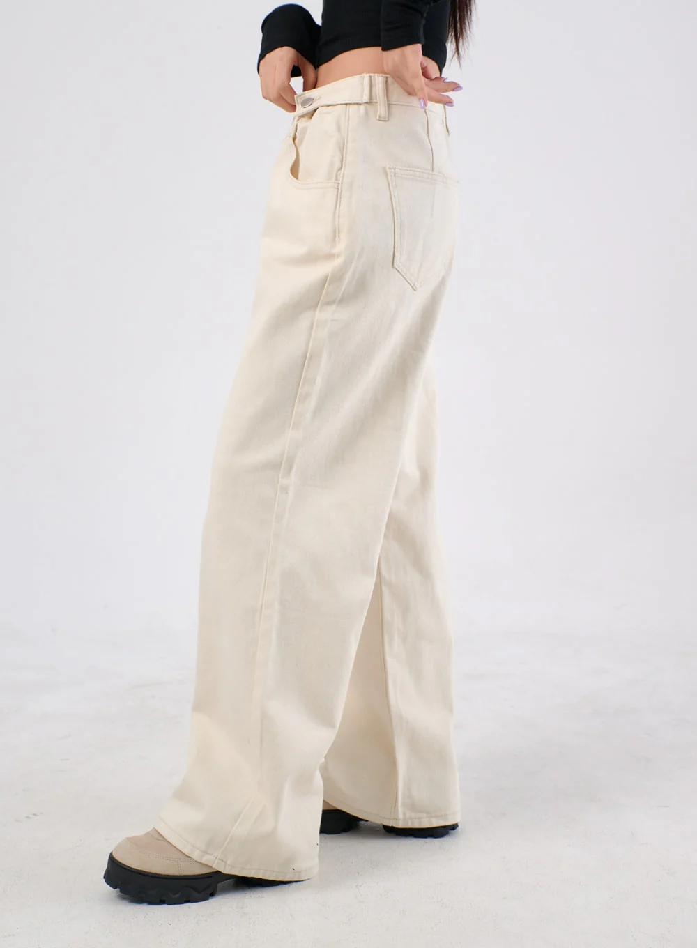 Wide Cotton Pants IA305 - Image 4