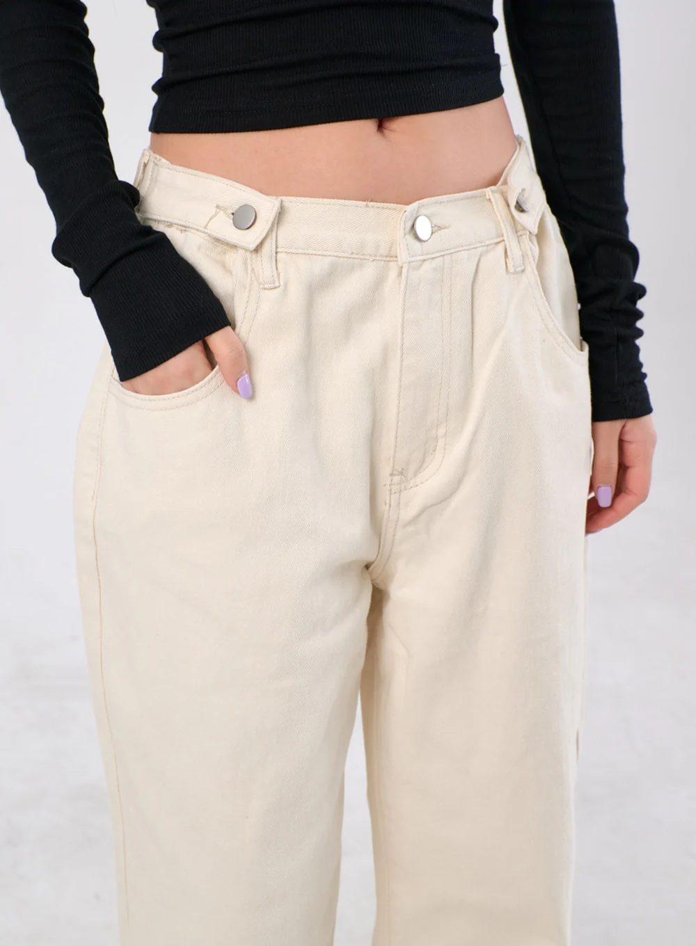Wide Cotton Pants IA305 - Image 9