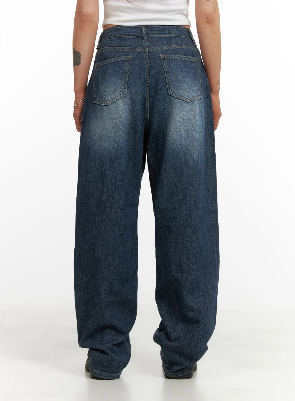 Wide Fit Baggy Jeans CY430 - Image 5