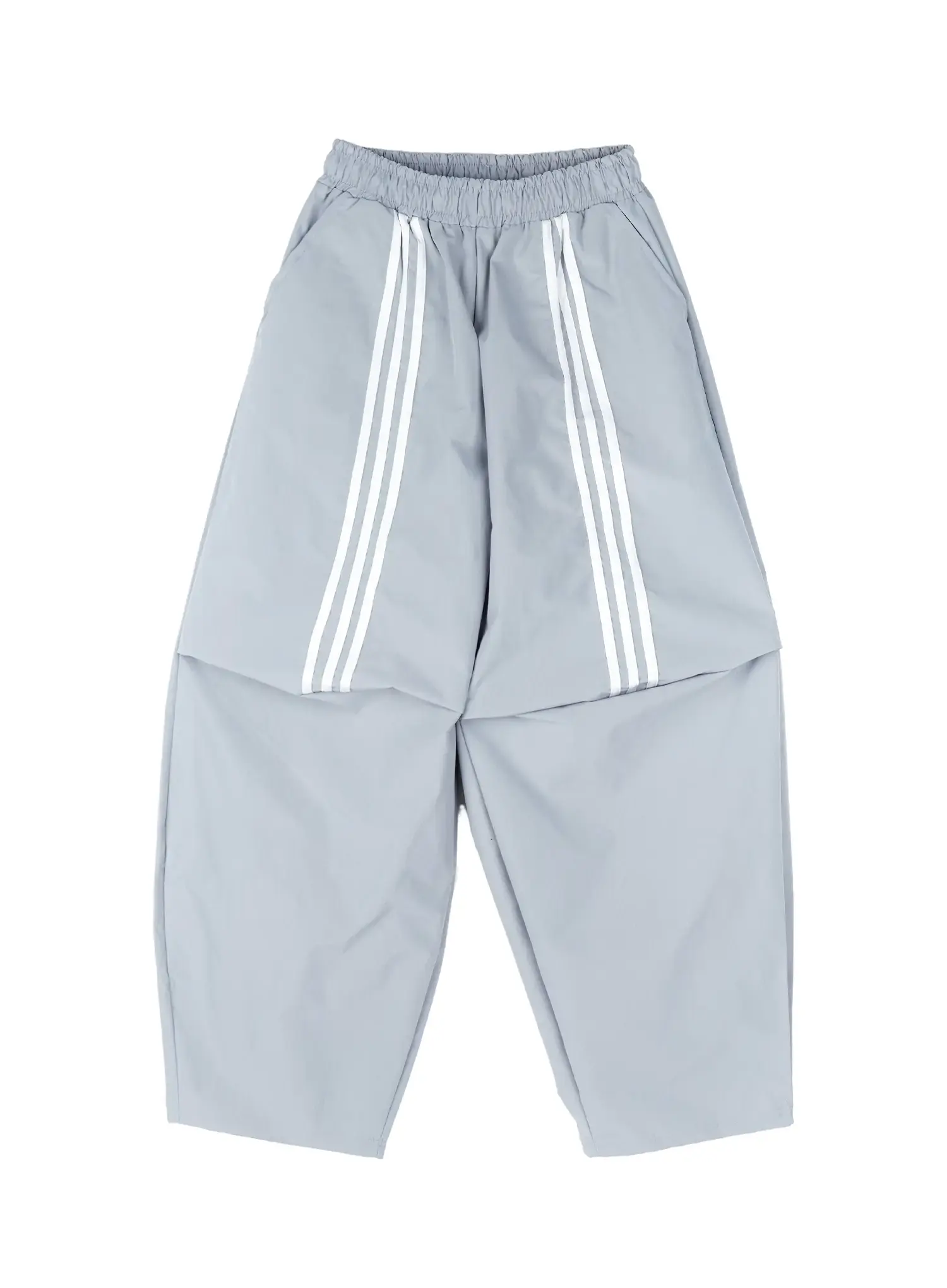Wide Leg Athletic Pants with Stripe Detail CA516 - Image 11