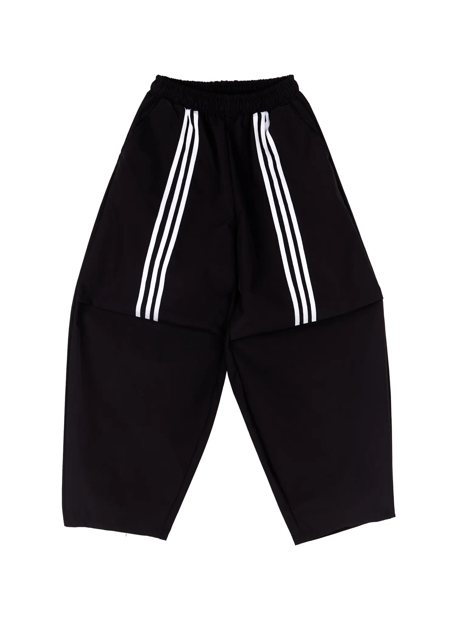 Wide Leg Athletic Pants with Stripe Detail CA516 - Image 13