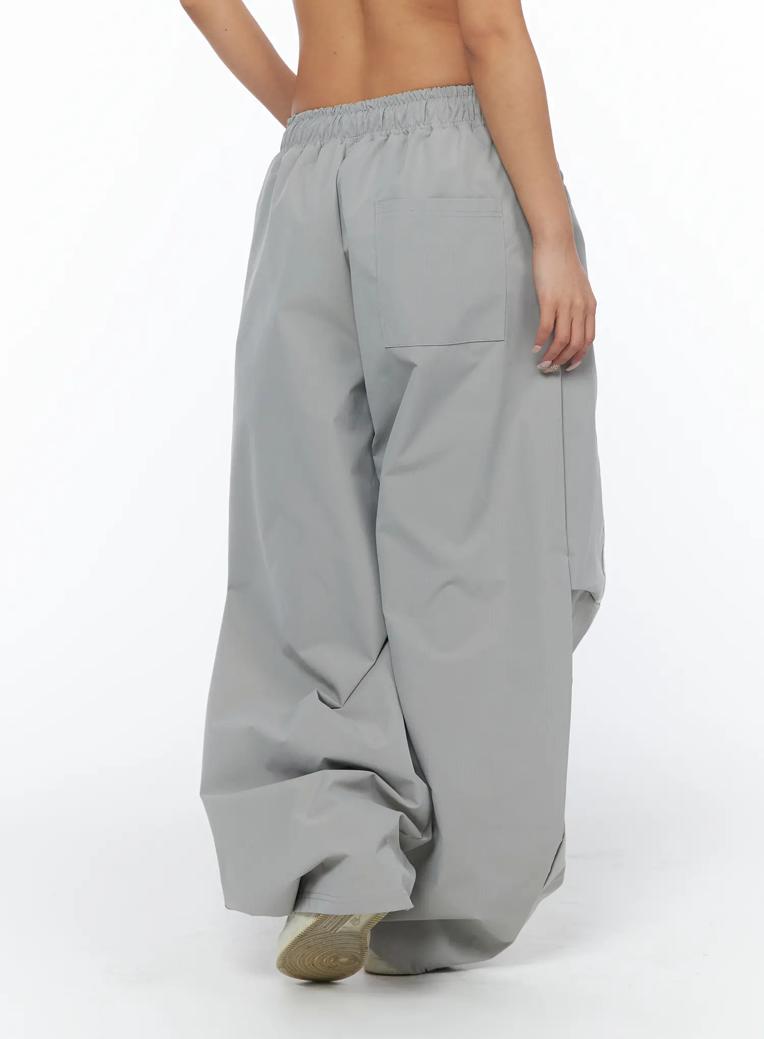Wide Leg Athletic Pants with Stripe Detail CA516 - Image 4