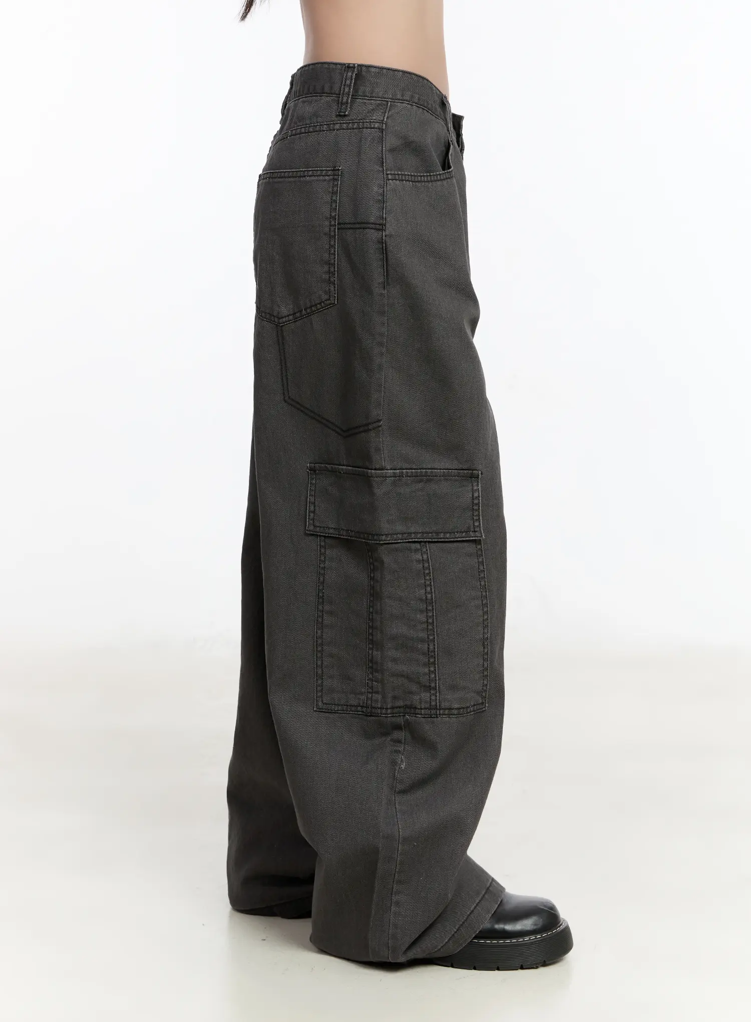 Wide Leg Cargo Pants CM511 - Image 5