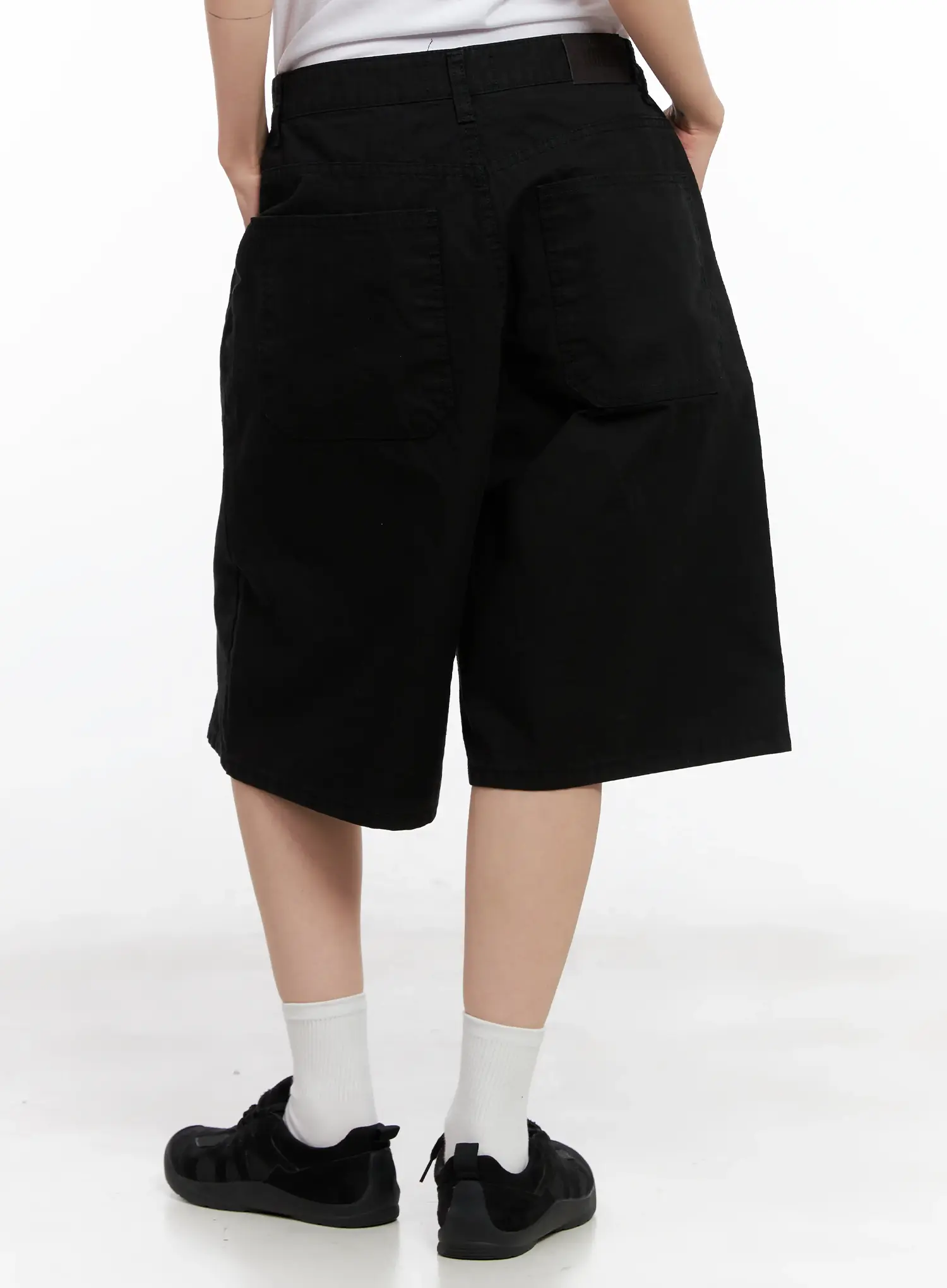 Wide-Leg Cotton Bermuda Shorts CL525 - Image 6