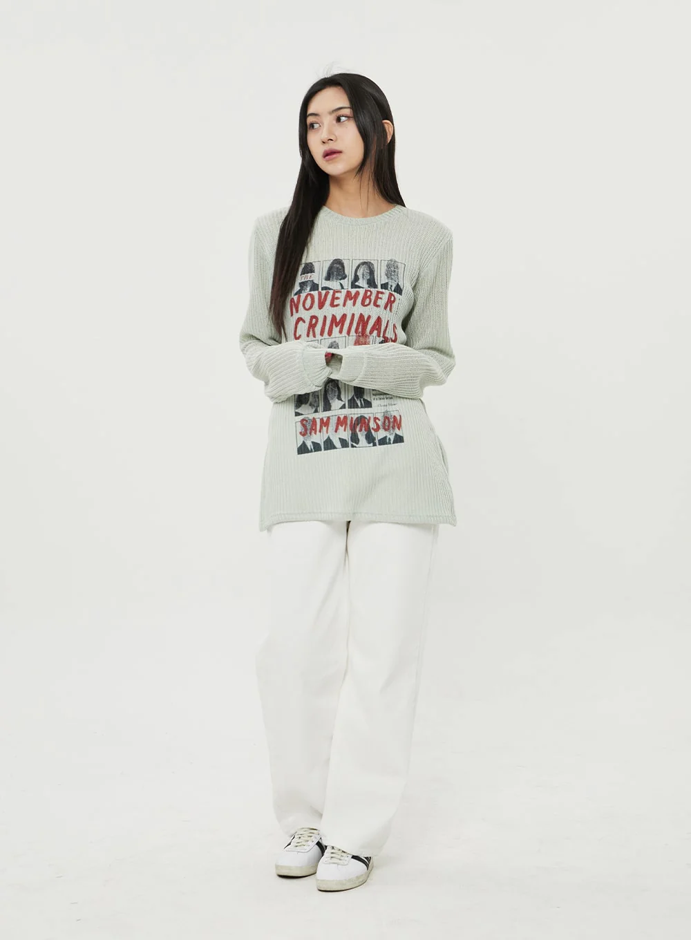 Wide Leg Cotton Pants BF316 - Image 3