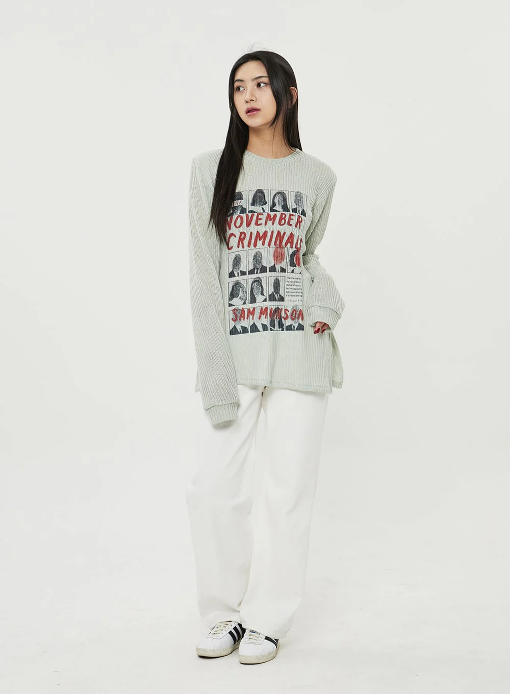 Wide Leg Cotton Pants BF316 - Image 4