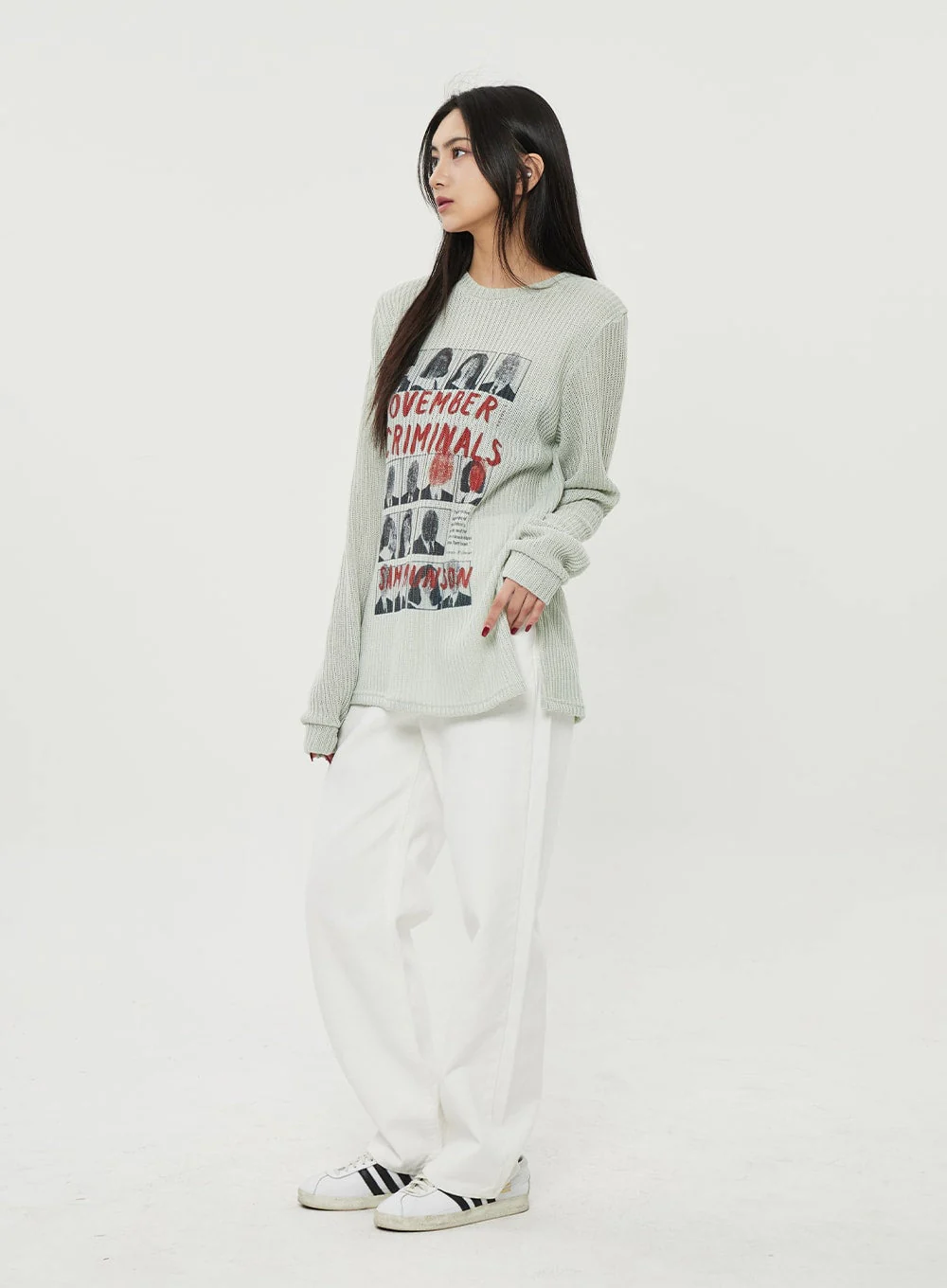 Wide Leg Cotton Pants BF316 - Image 5