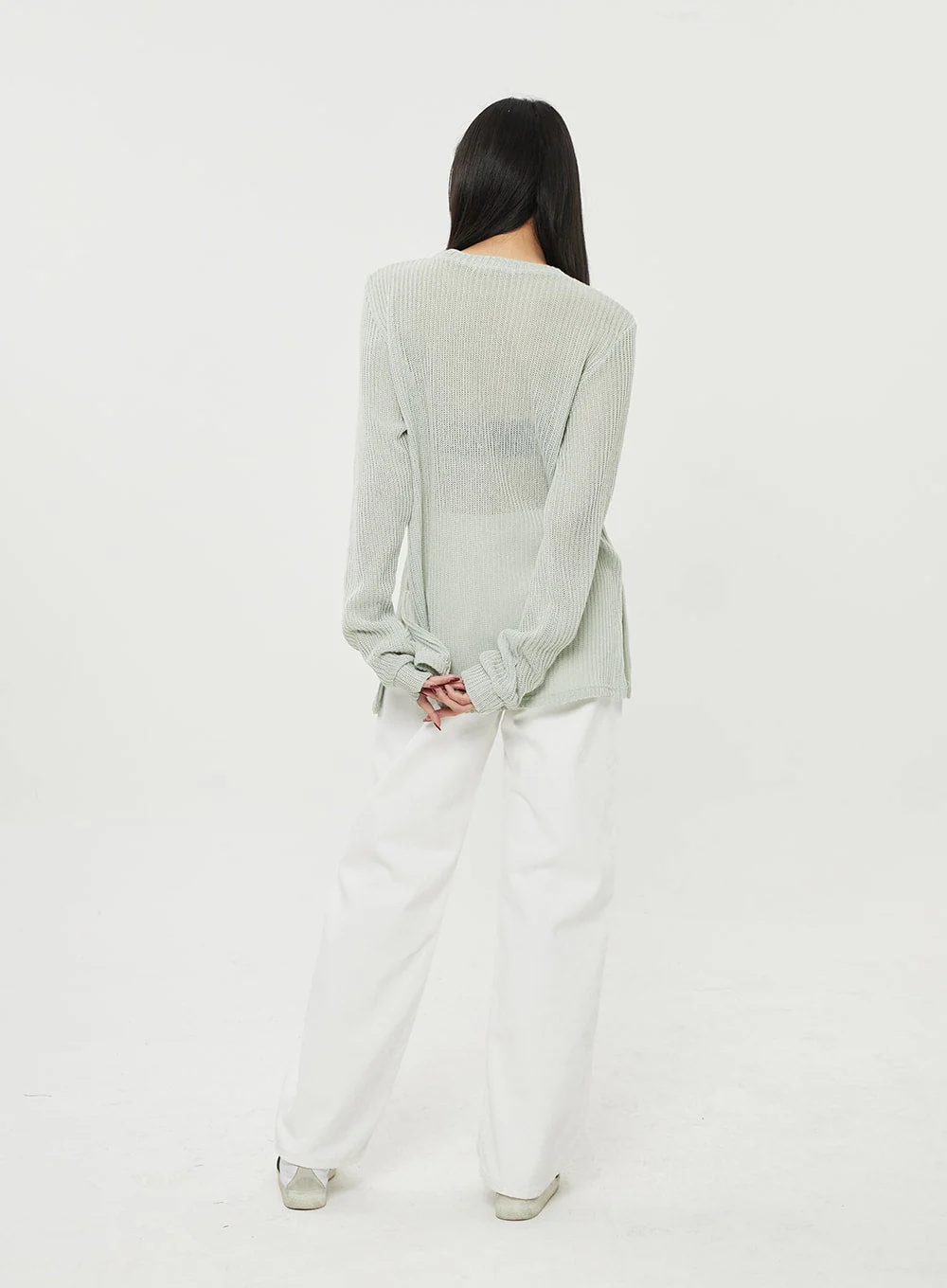 Wide Leg Cotton Pants BF316 - Image 7