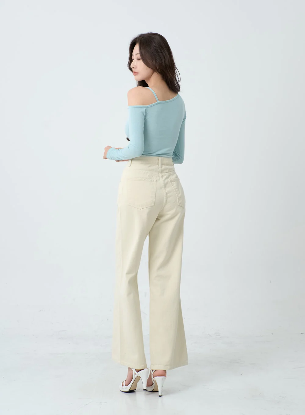 Wide Leg Cotton Pants IO24 - Image 11