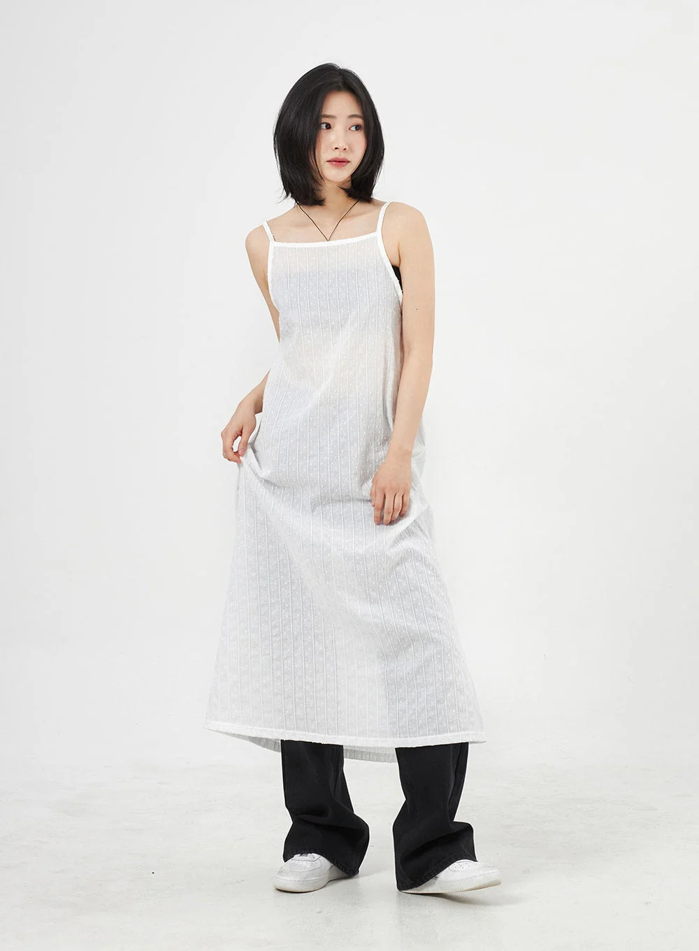 Wide Leg Cotton Pants OA312 - Image 5