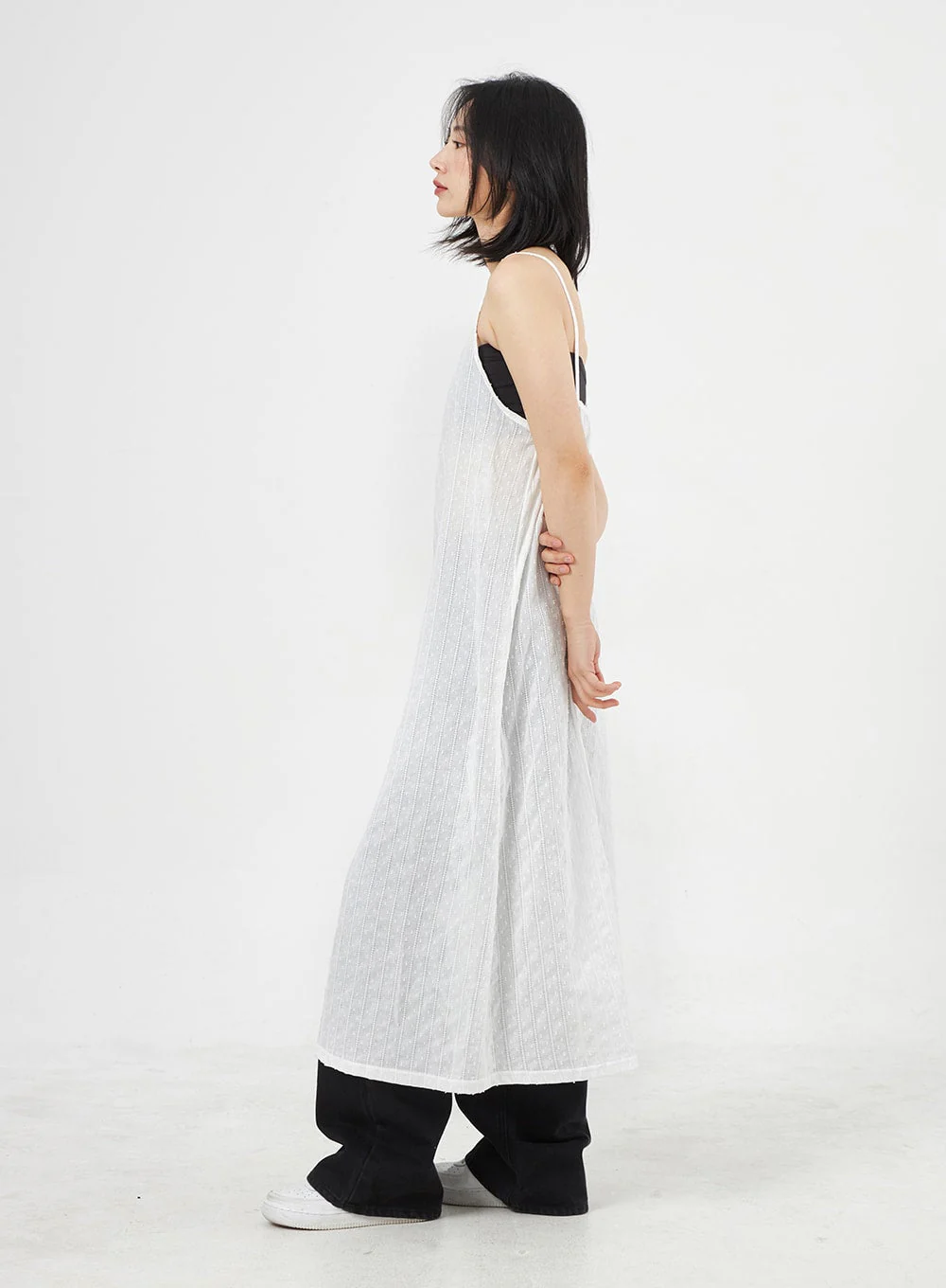 Wide Leg Cotton Pants OA312 - Image 9