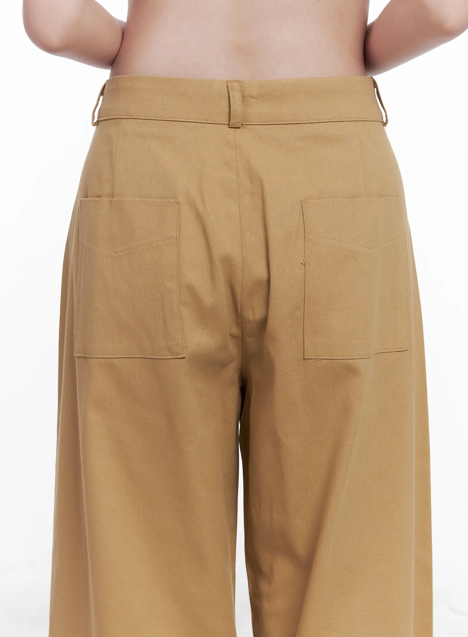 Wide Leg Cotton Trousers CG520 - Image 6