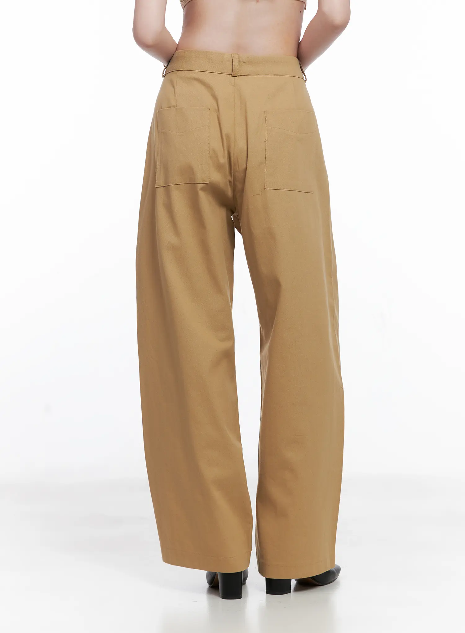 Wide Leg Cotton Trousers CG520 - Image 7