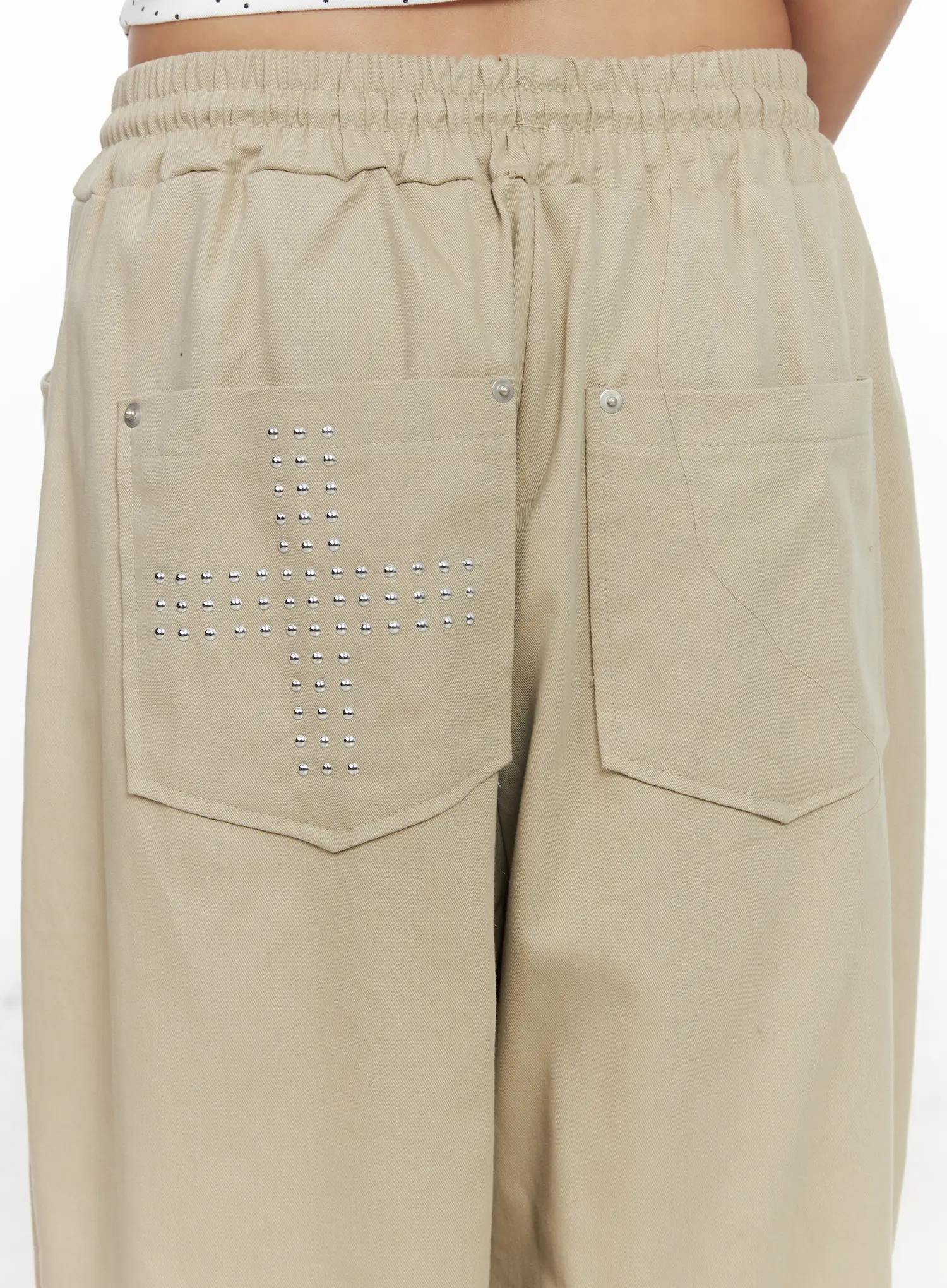 Wide Leg Loose-Fit Pants CF513 - Image 7