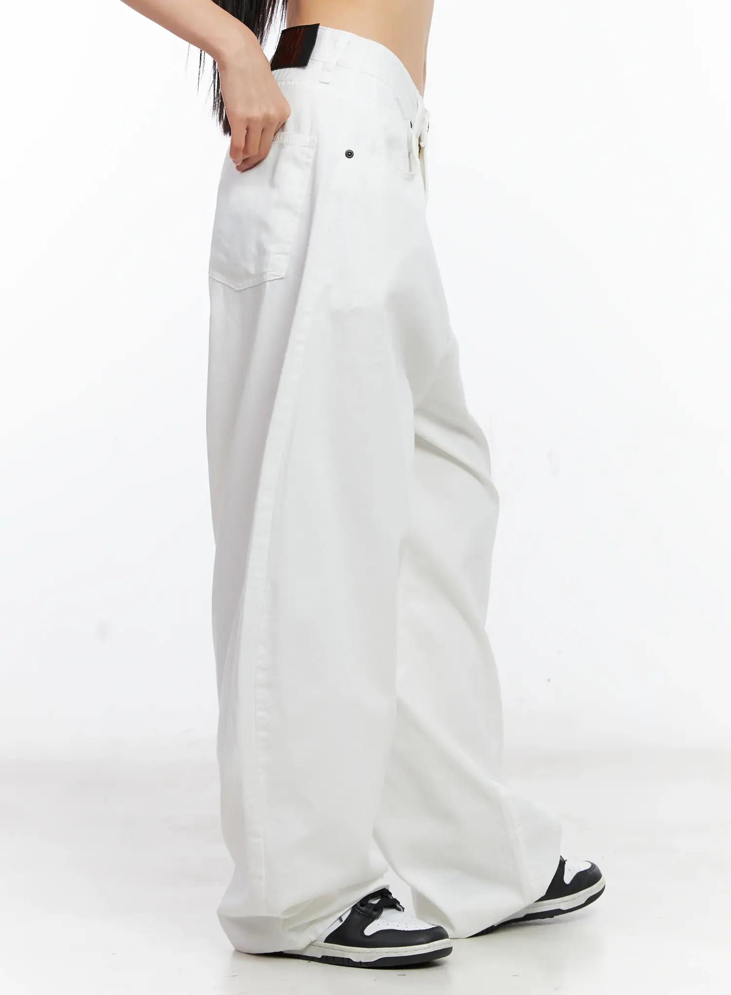 Wide-Leg Loose-Fit Pants CL529 - Image 5