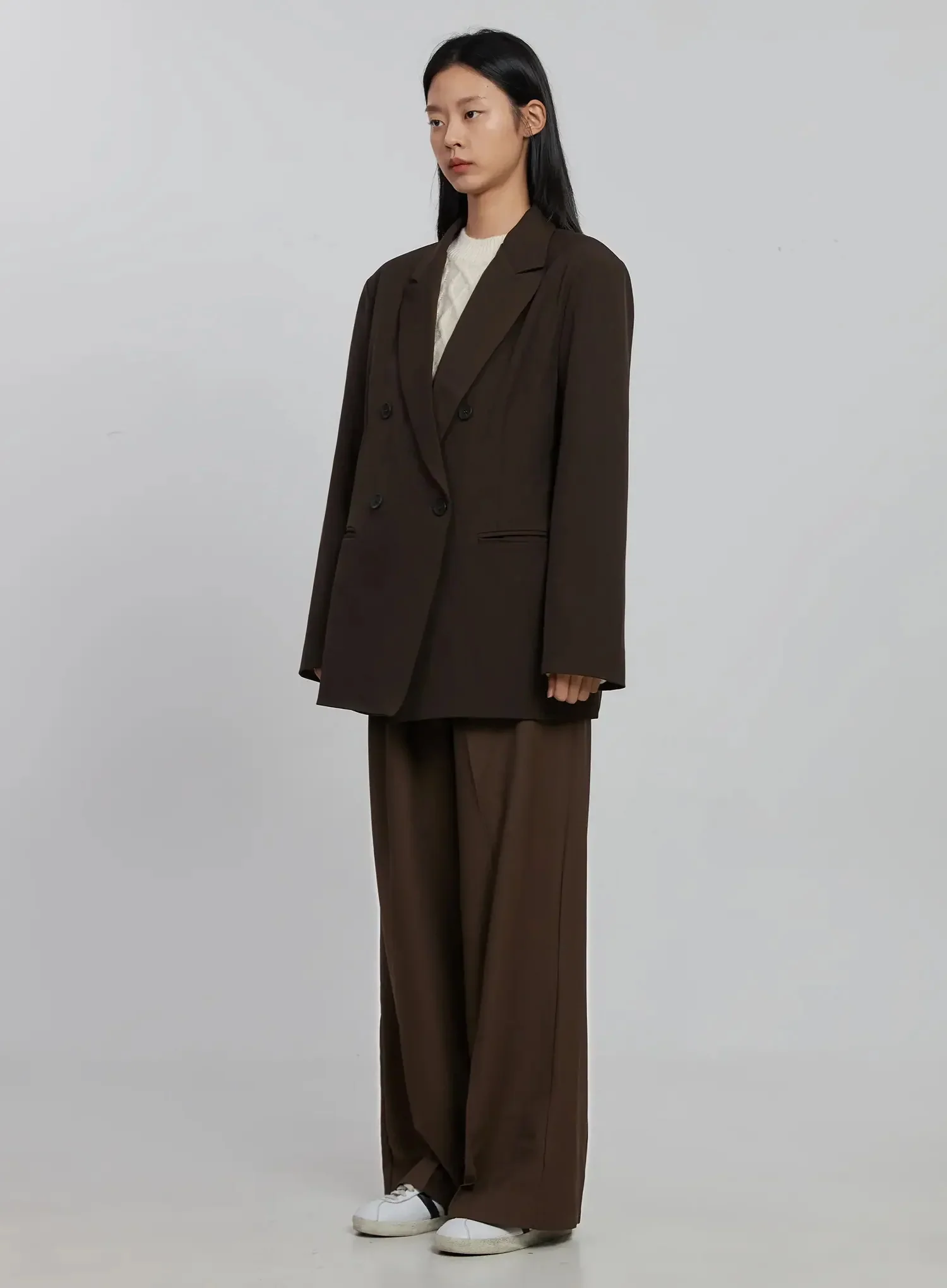 Wide-Leg Pin-Tuck Trousers ID516 - Image 4