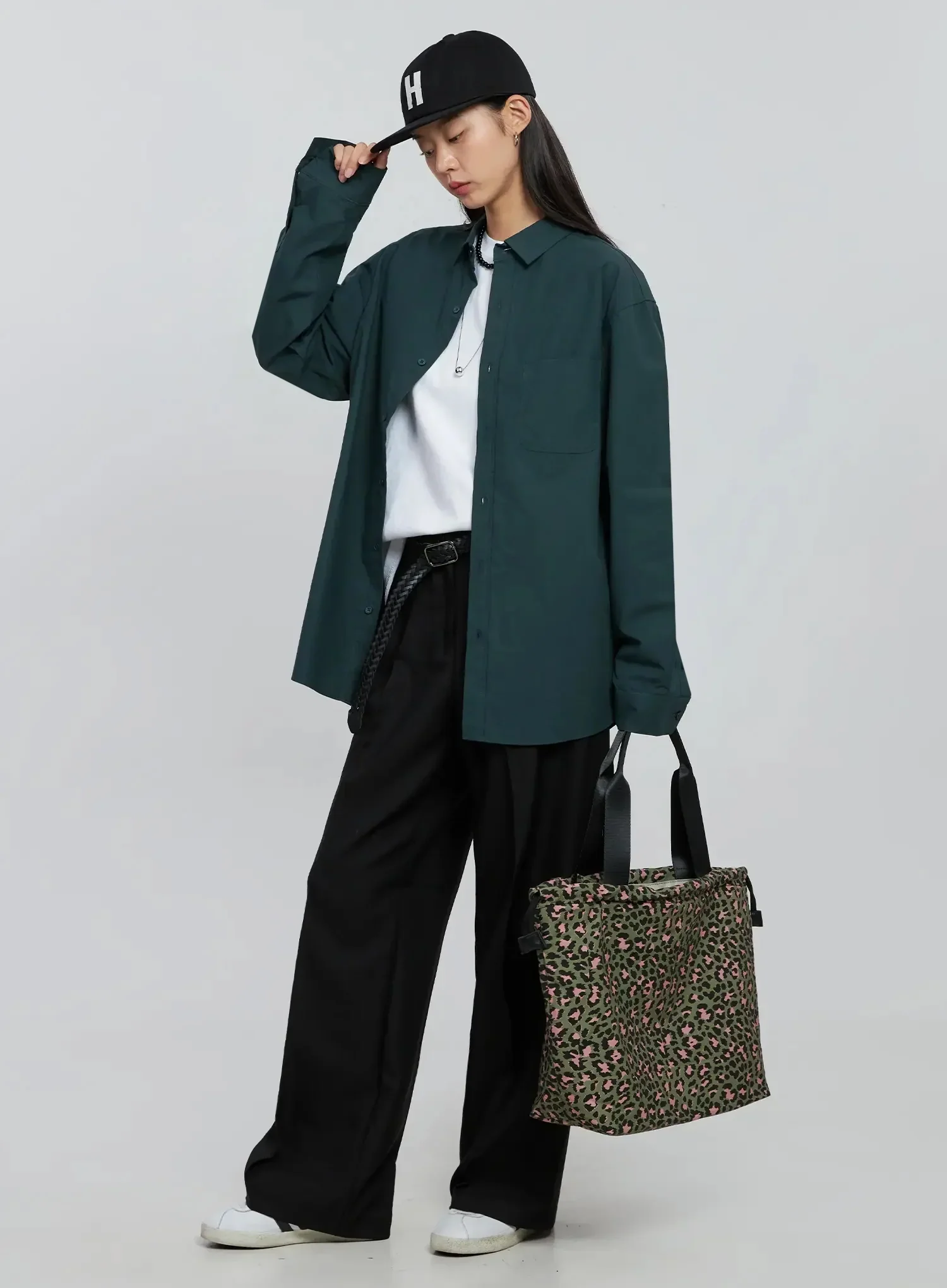 Wide Leg Pintuck Slacks IN507 - Image 2