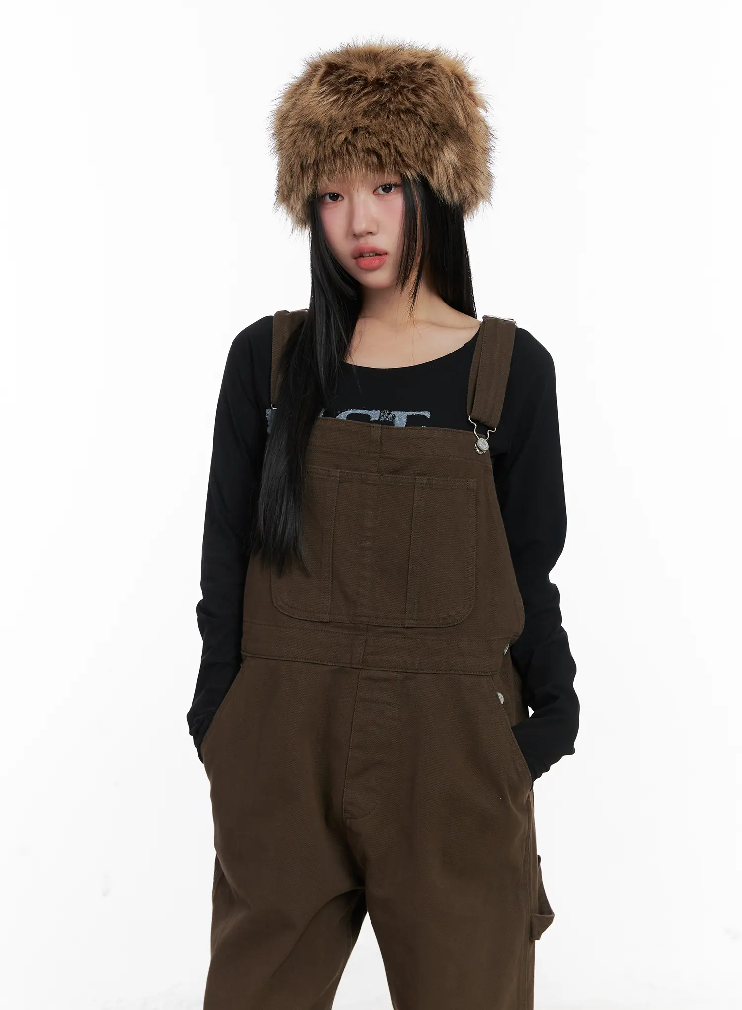 Wide Leg Pocket Overalls CD501 - Image 12