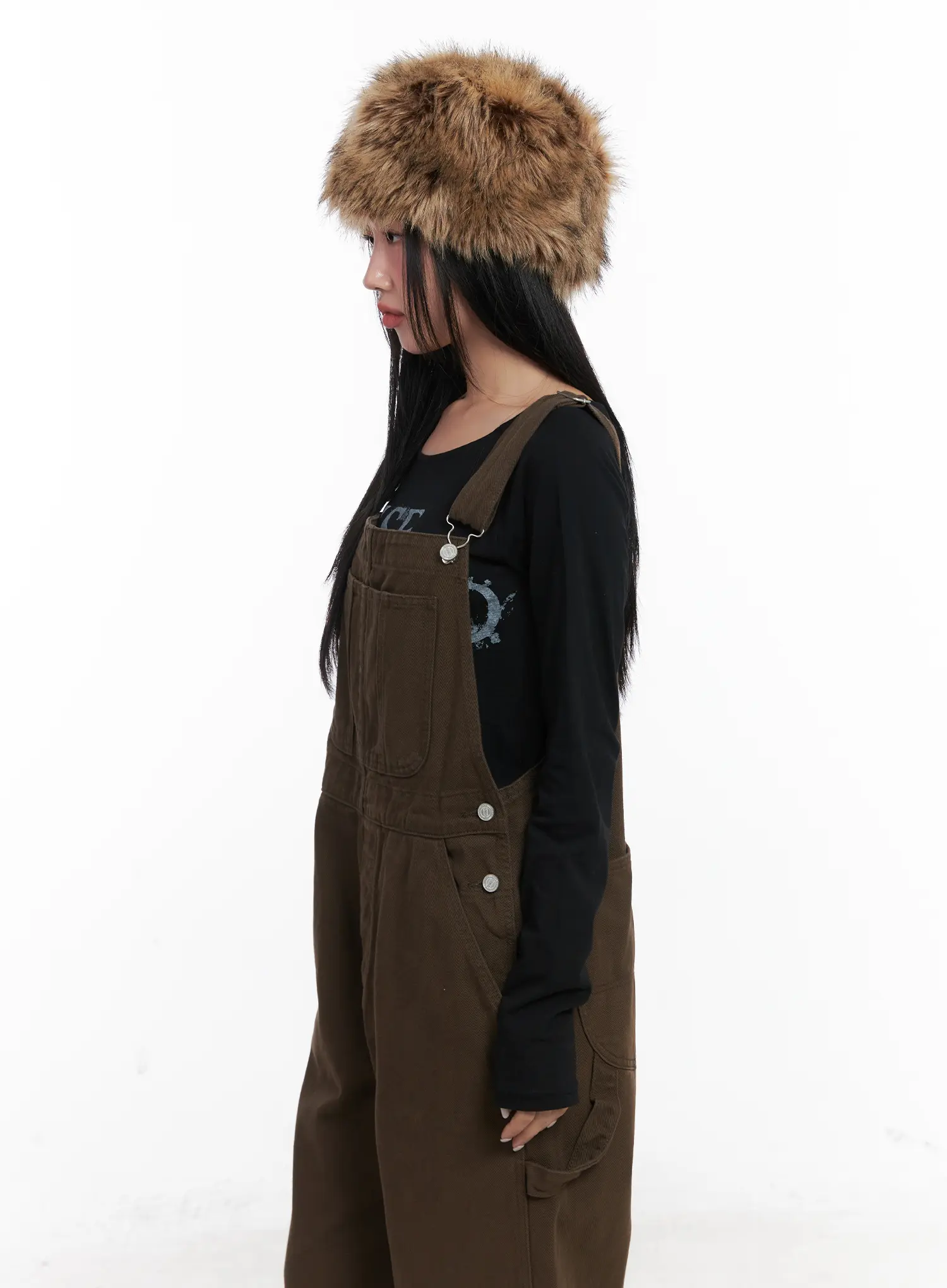 Wide Leg Pocket Overalls CD501 - Image 6