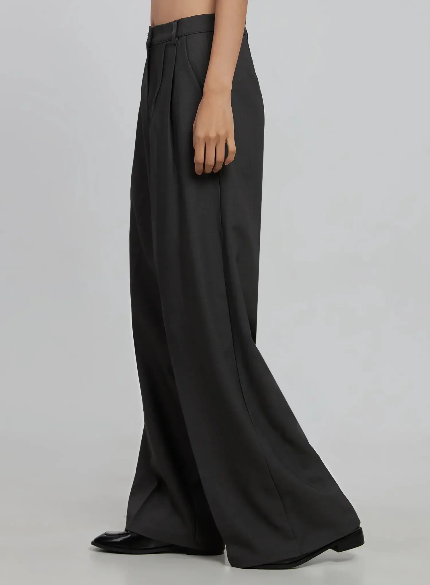 Wide-Leg Tailored Pants ID516 - Image 10