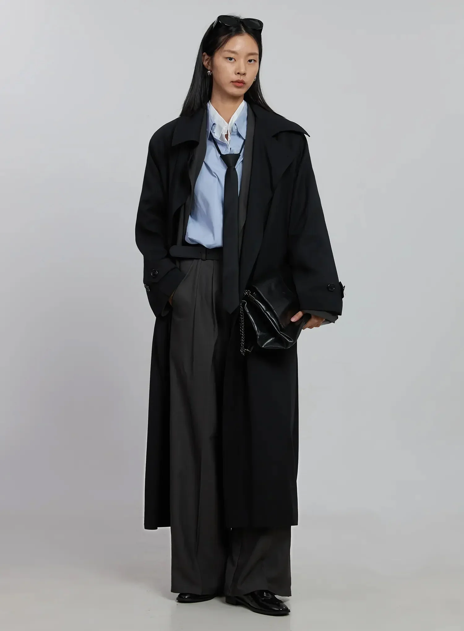 Wide-Leg Tailored Pants ID516 - Image 12