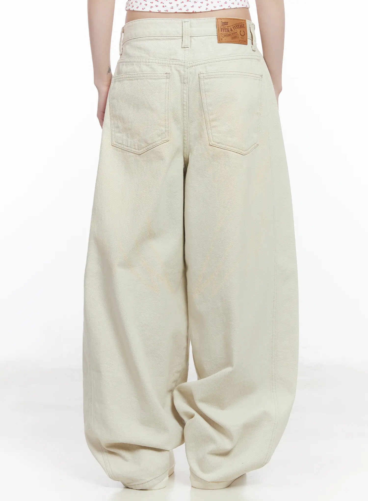 Wing Graphic Baggy Pants CM526