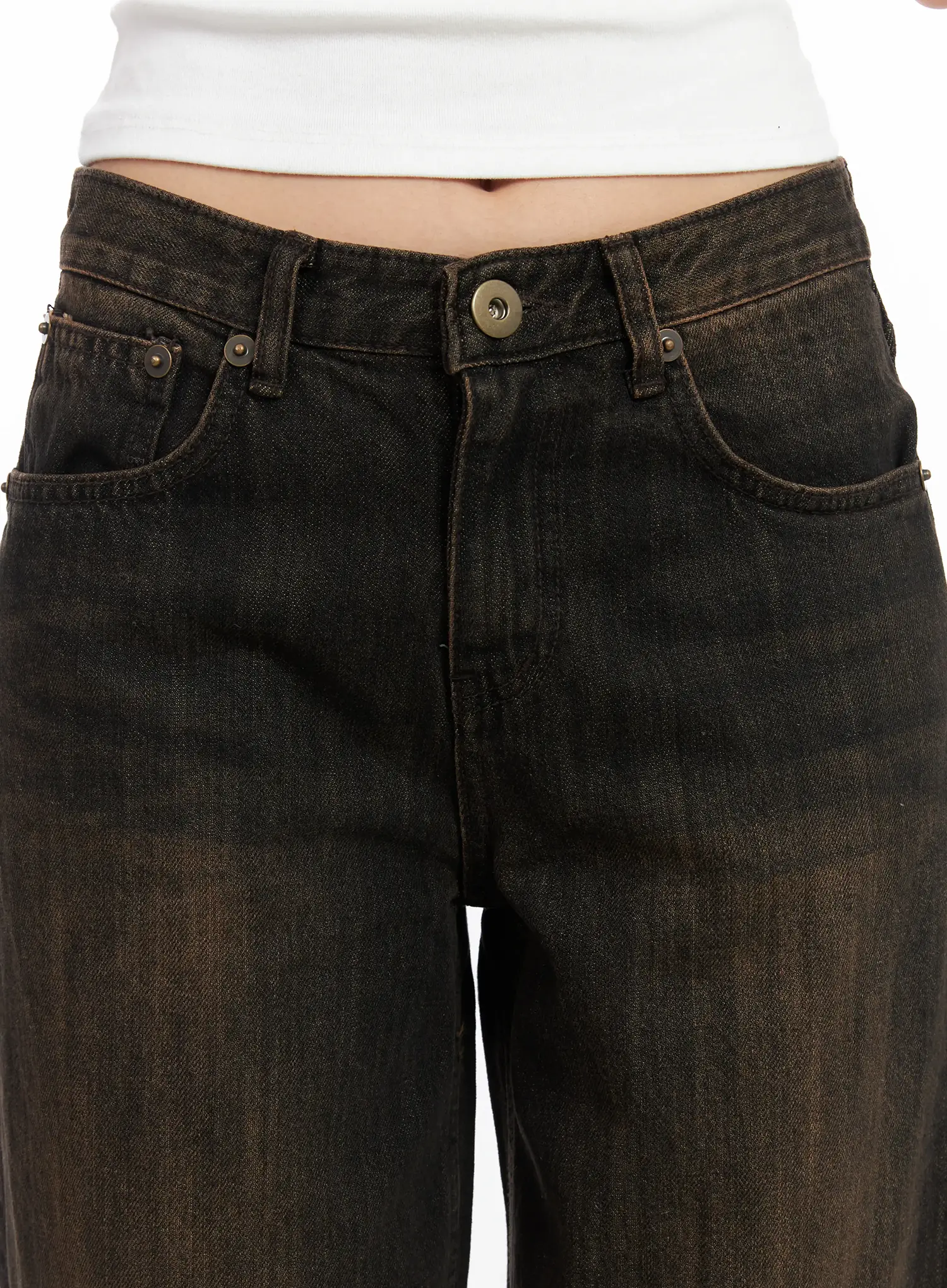 Winnie Brown Baggy Jeans CD502 - Image 3