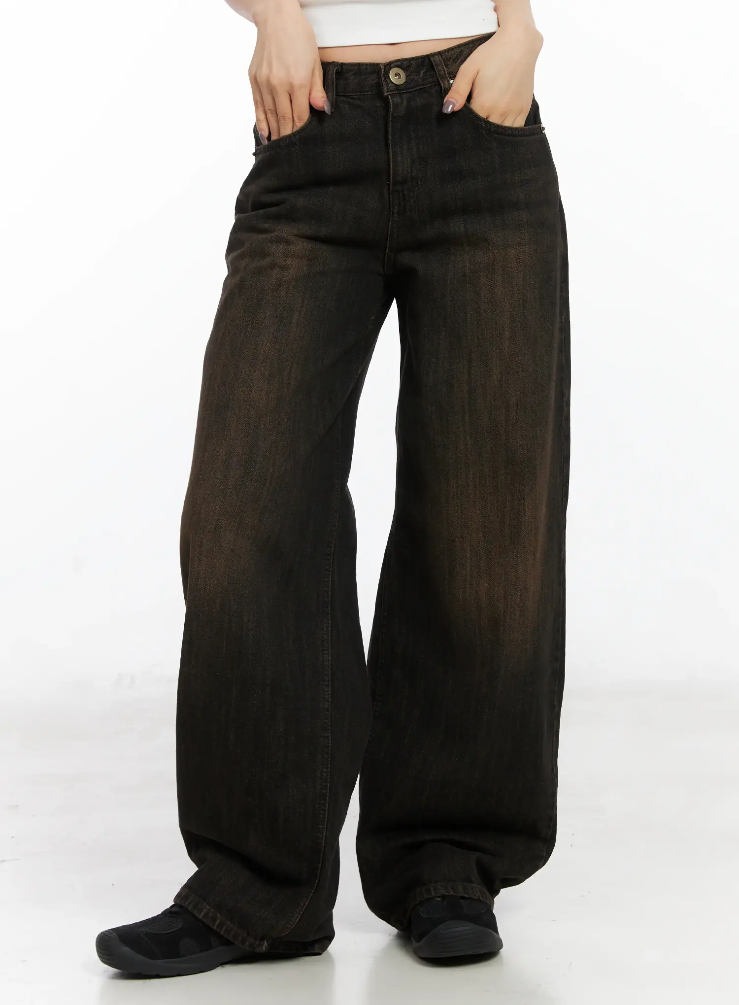 Winnie Brown Baggy Jeans CD502 - Image 9