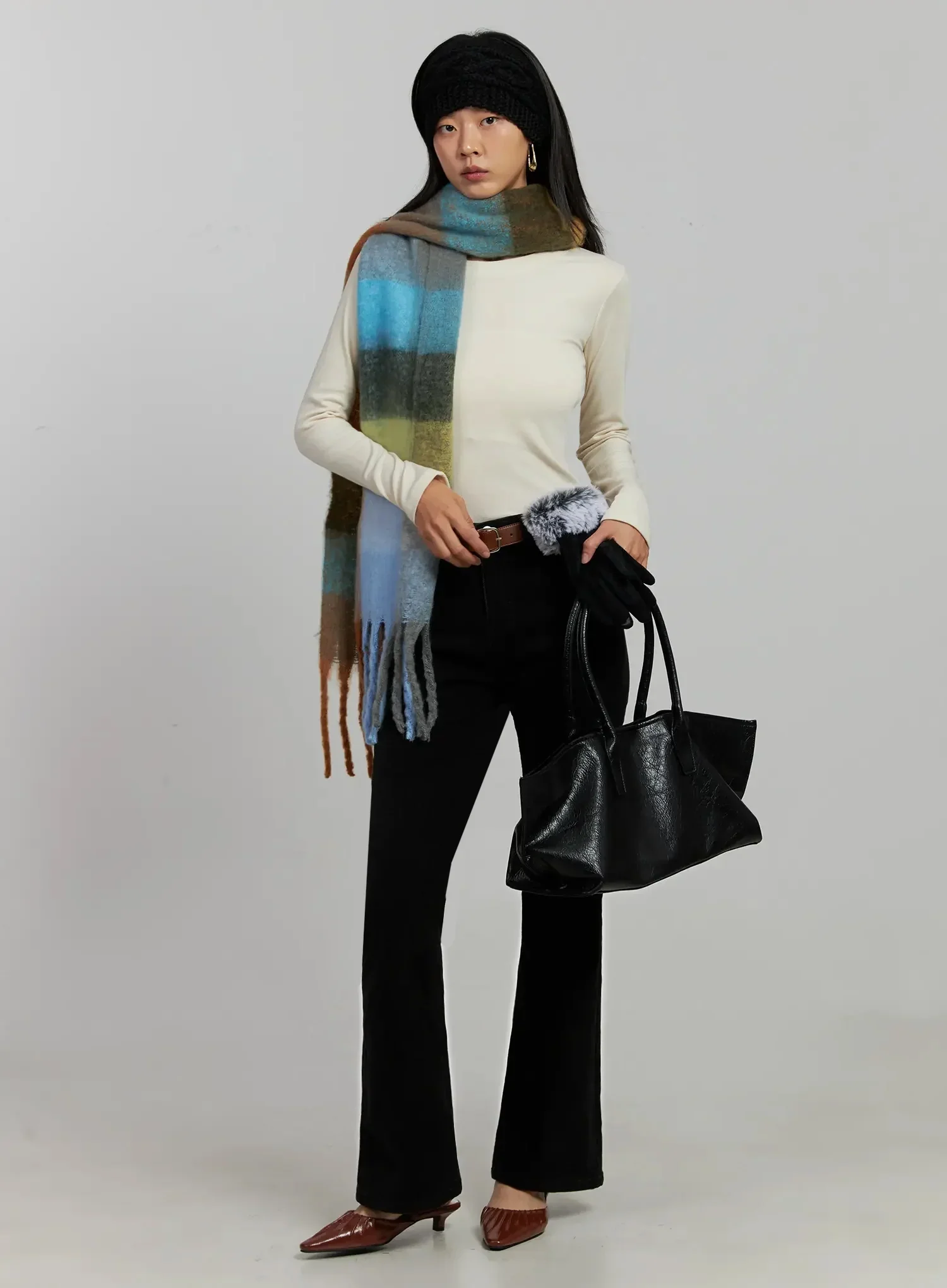 Winter Knit Hearband IJ505 - Image 6